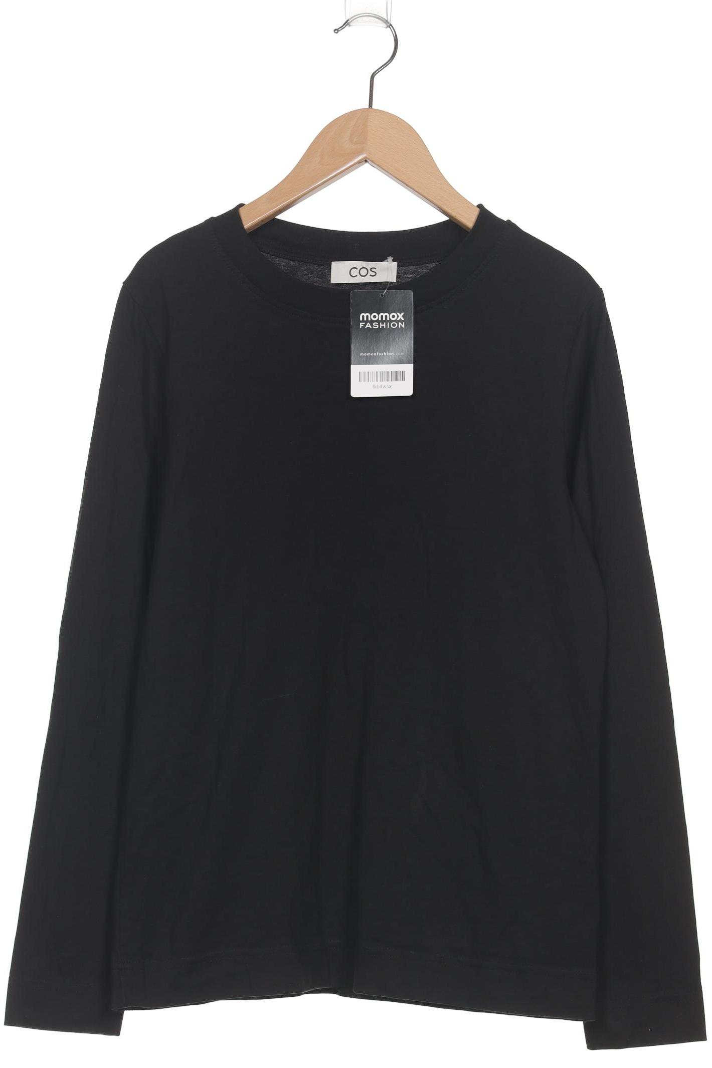 

COS Damen Langarmshirt, schwarz, Gr. 34