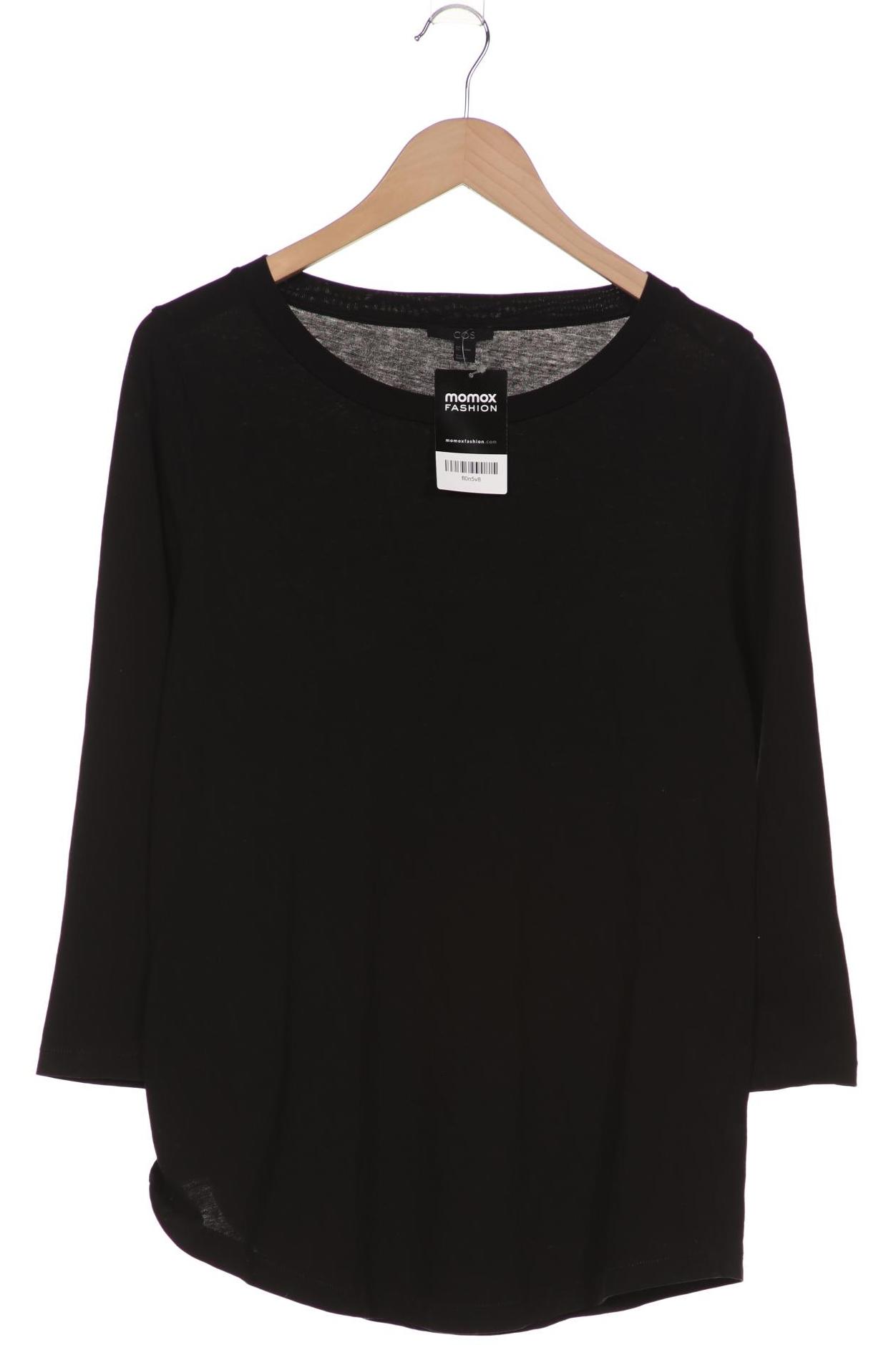 

COS Damen Langarmshirt, schwarz, Gr. 38