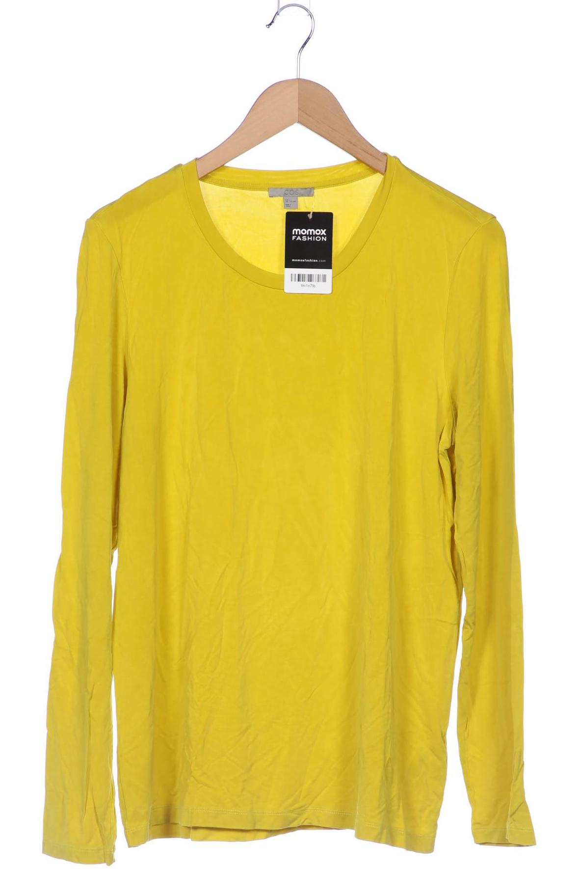 

COS Damen Langarmshirt, gelb, Gr. 42