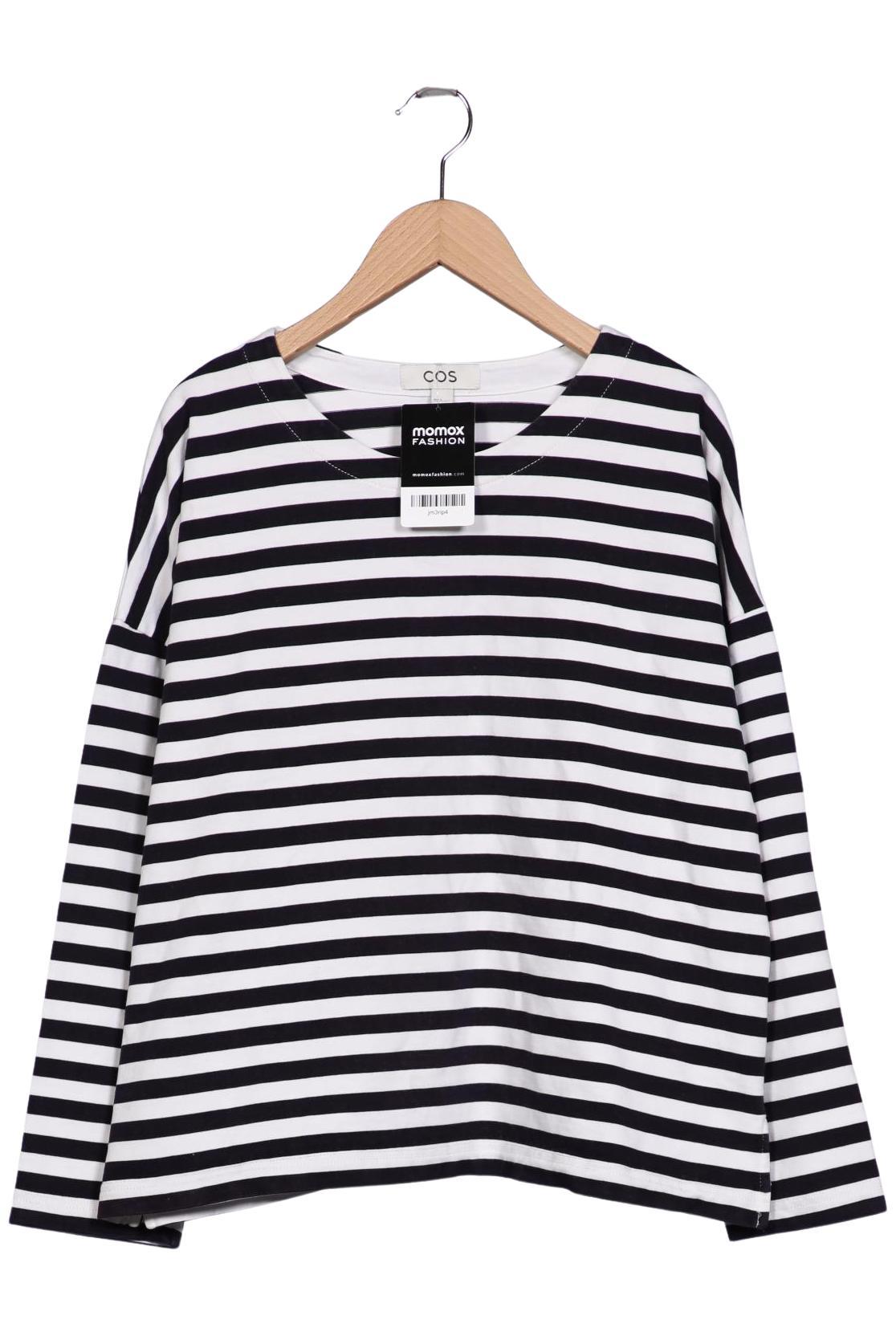 

COS Damen Langarmshirt, weiß, Gr. 36
