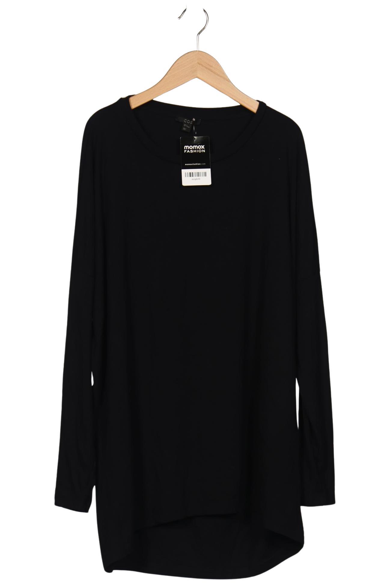 

COS Damen Langarmshirt, marineblau, Gr. 38