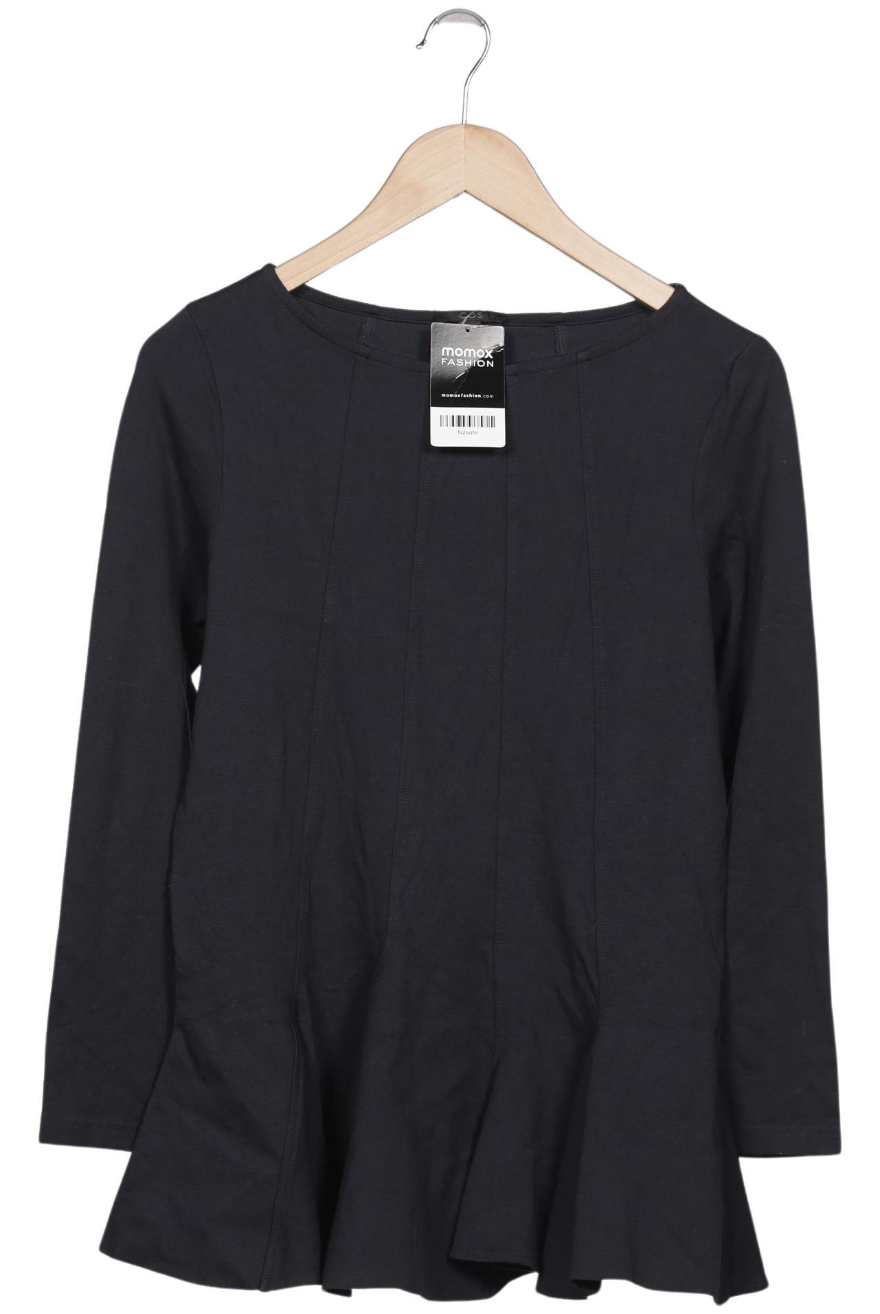 

COS Damen Langarmshirt, marineblau, Gr. 36