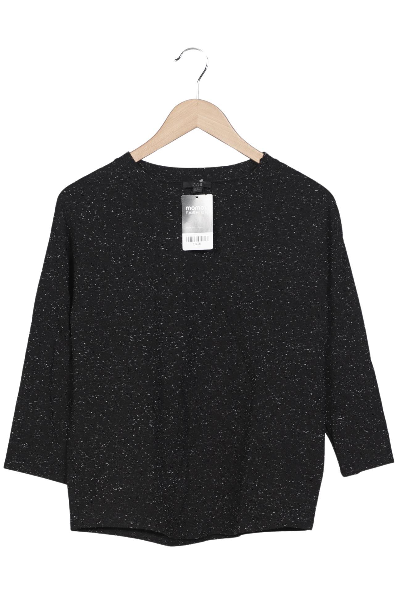 

COS Damen Langarmshirt, schwarz, Gr. 34