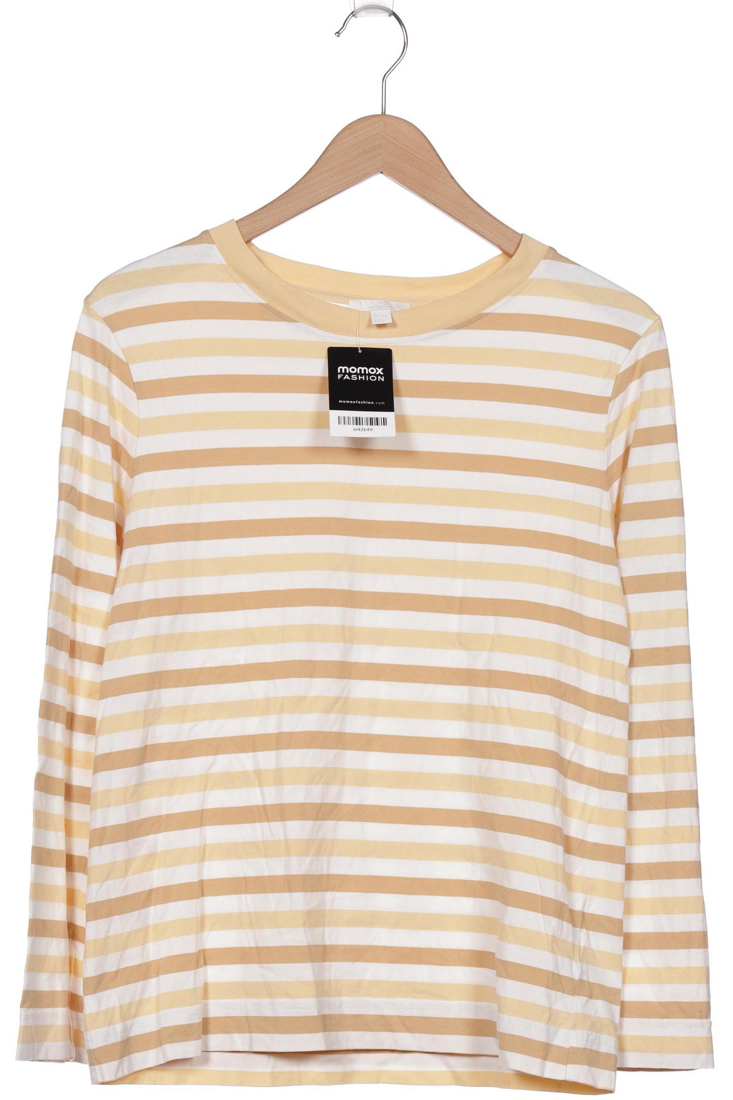

COS Damen Langarmshirt, beige, Gr. 36