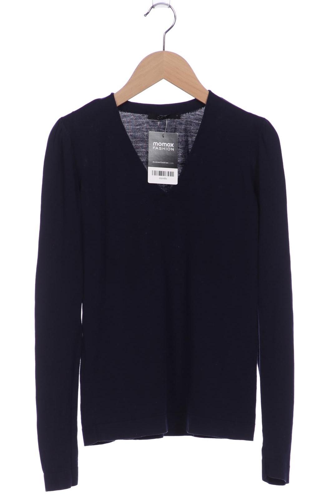 

COS Damen Langarmshirt, marineblau, Gr. 36