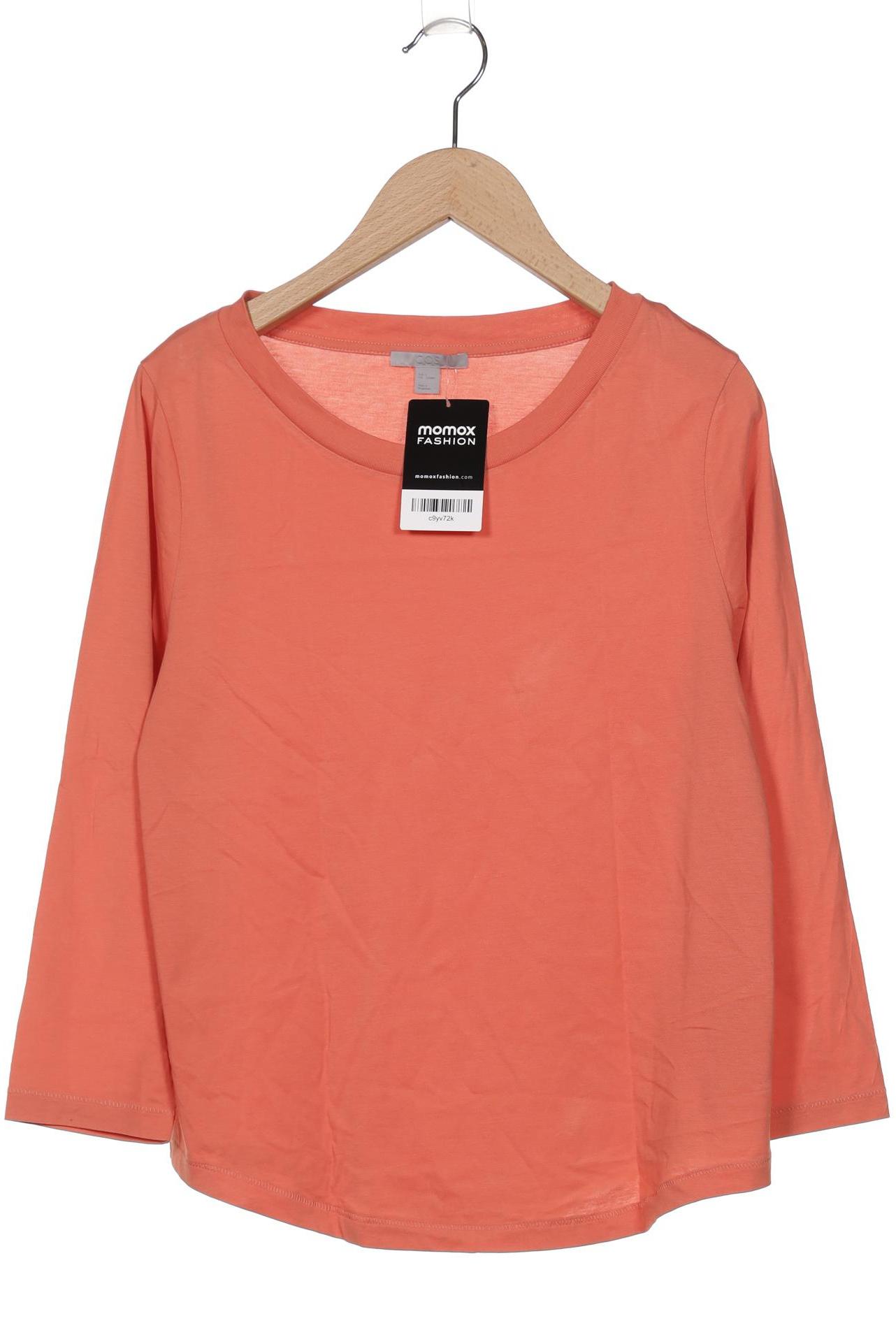 

COS Damen Langarmshirt, orange, Gr. 36