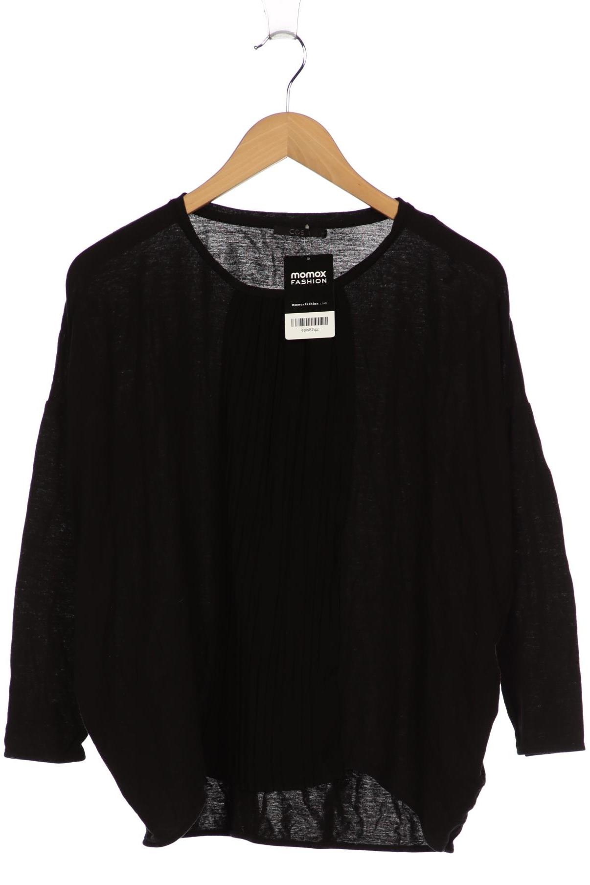 

COS Damen Langarmshirt, schwarz, Gr. 36