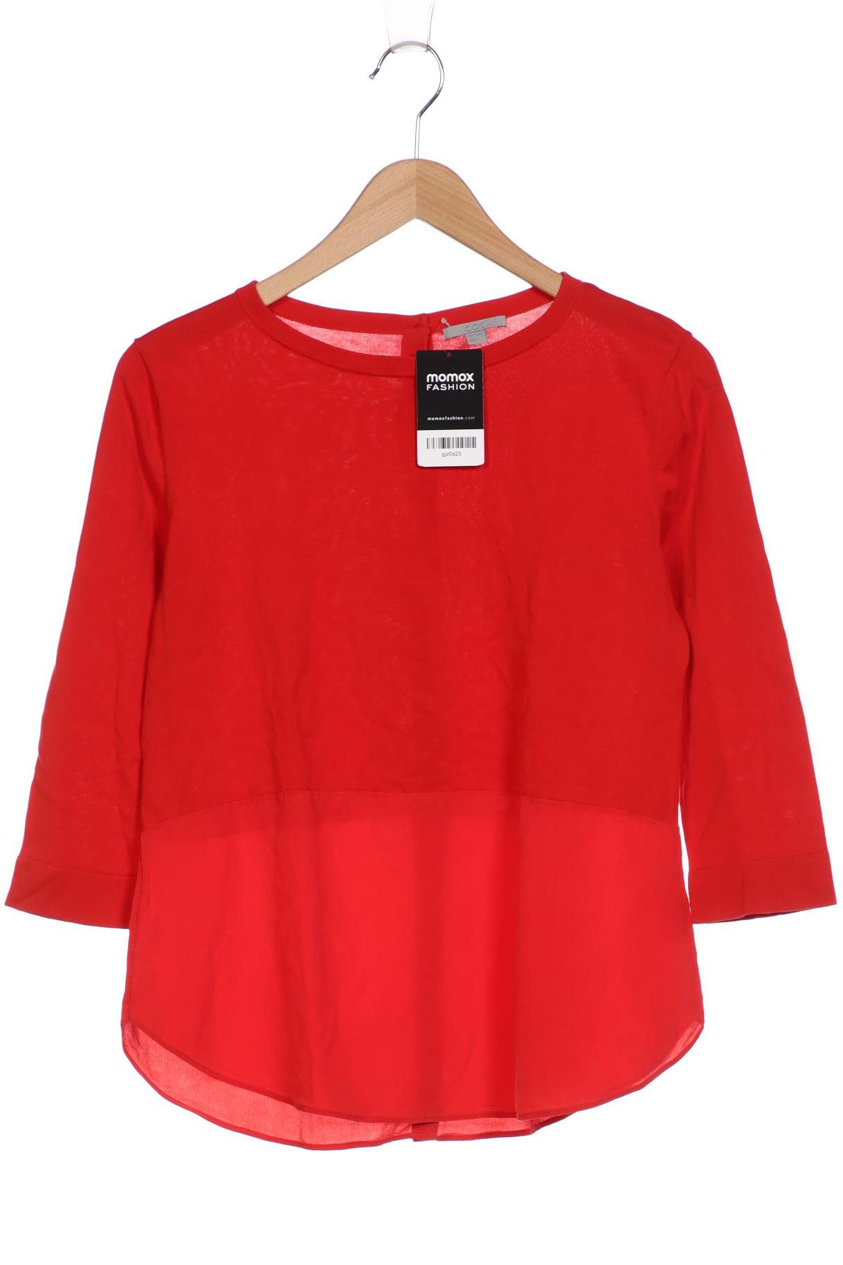 

COS Damen Langarmshirt, rot, Gr. 36