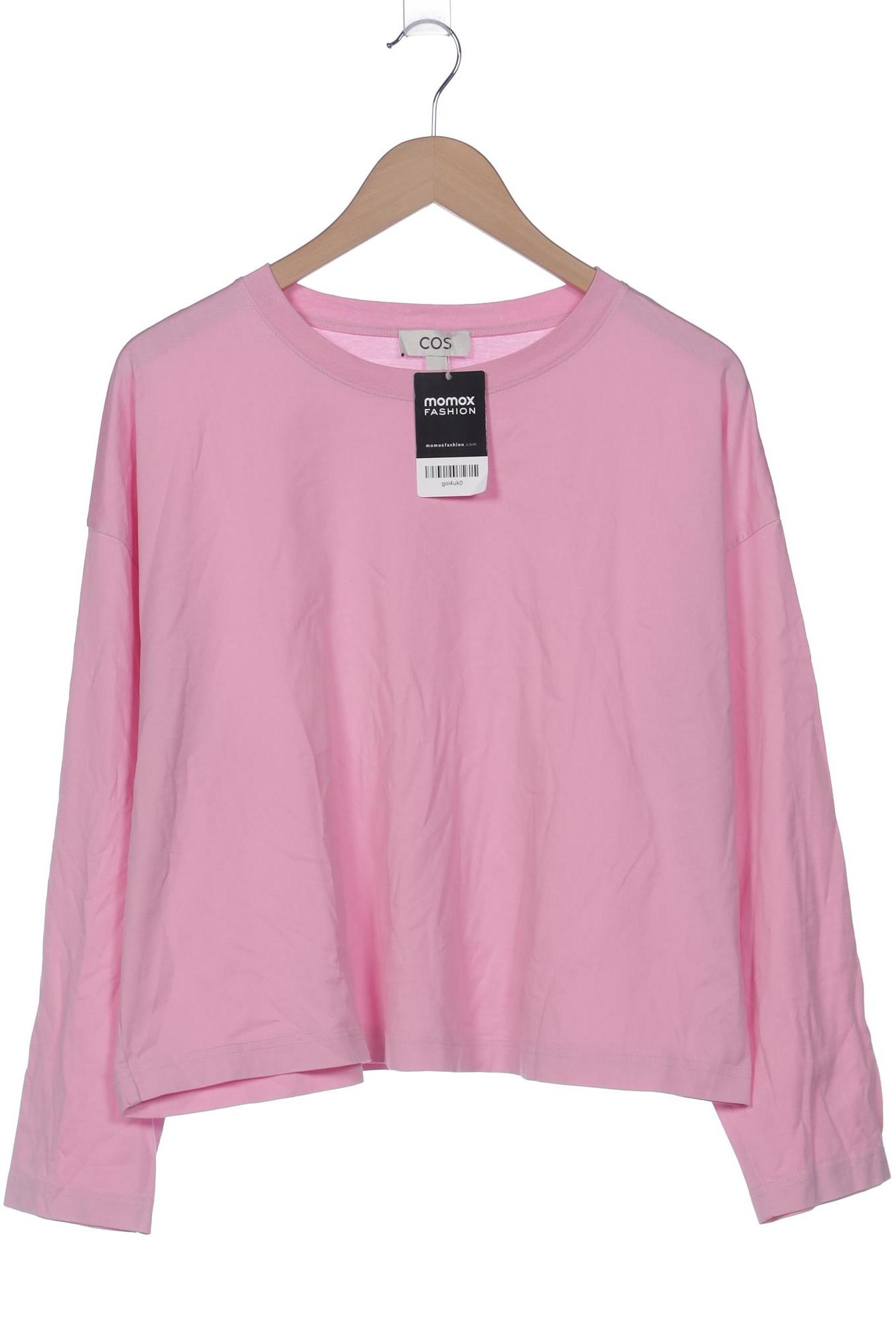 

COS Damen Langarmshirt, pink, Gr. 42