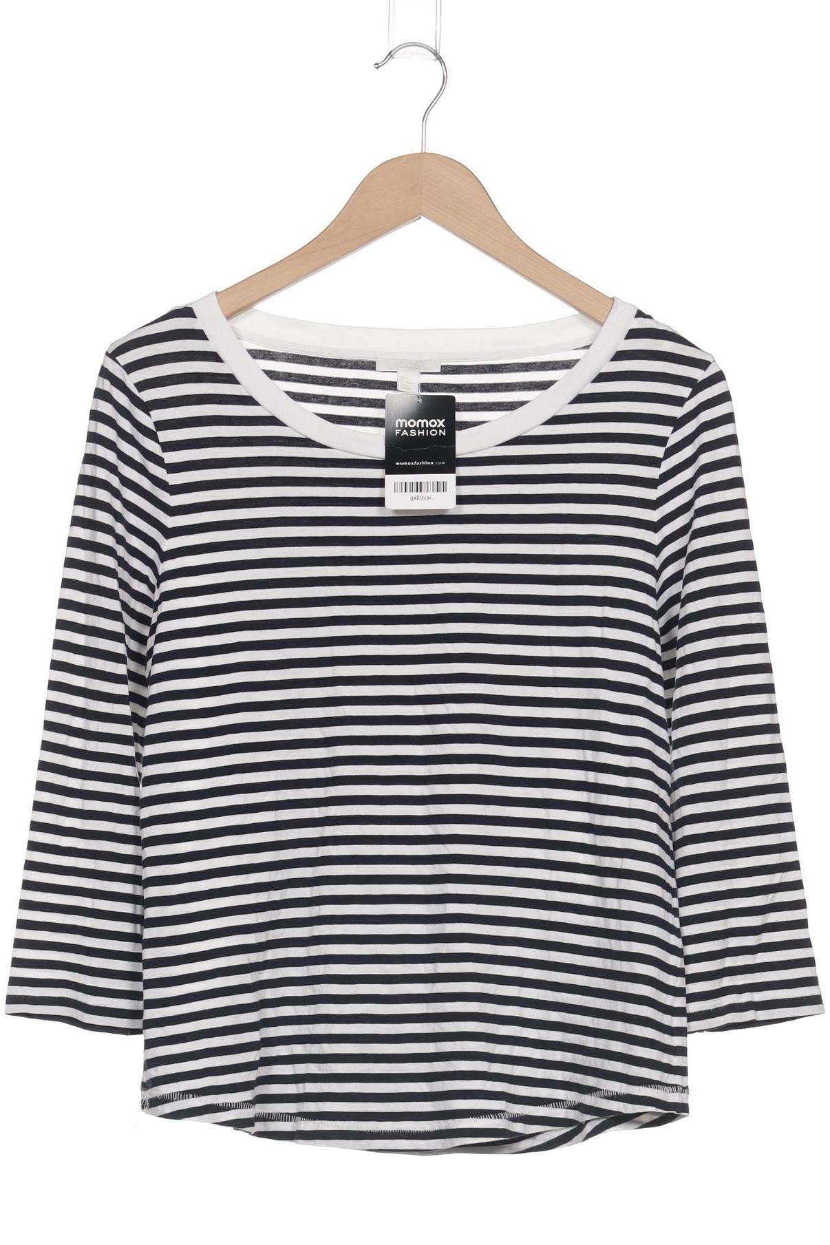 

COS Damen Langarmshirt, marineblau, Gr. 38