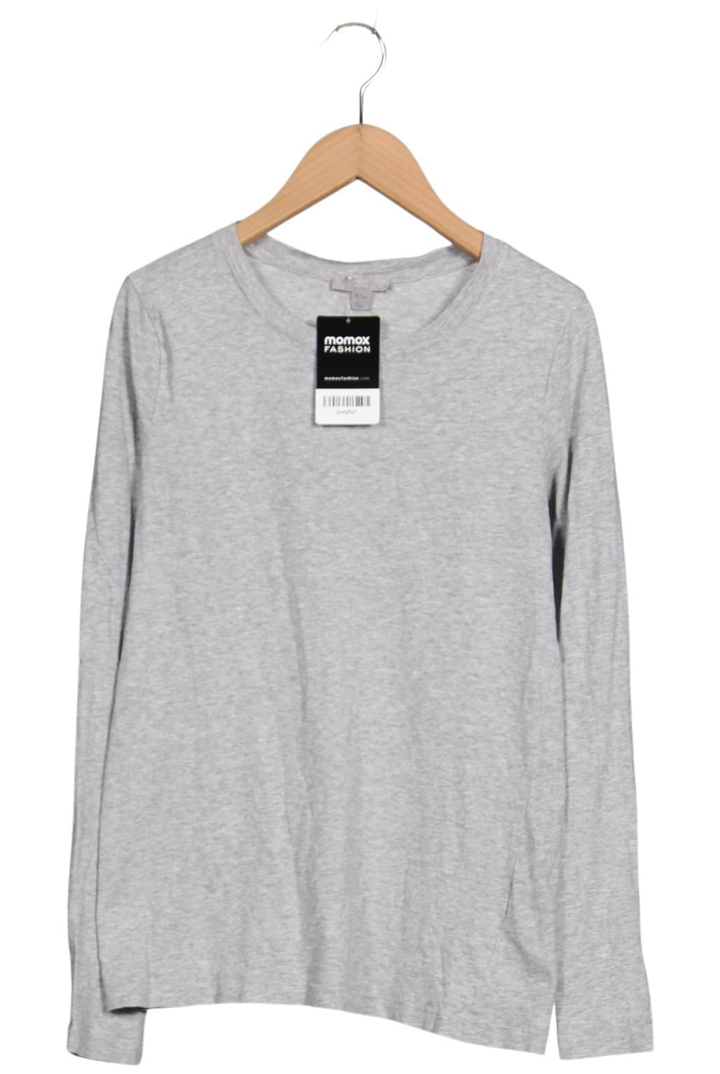 

COS Damen Langarmshirt, grau, Gr. 34