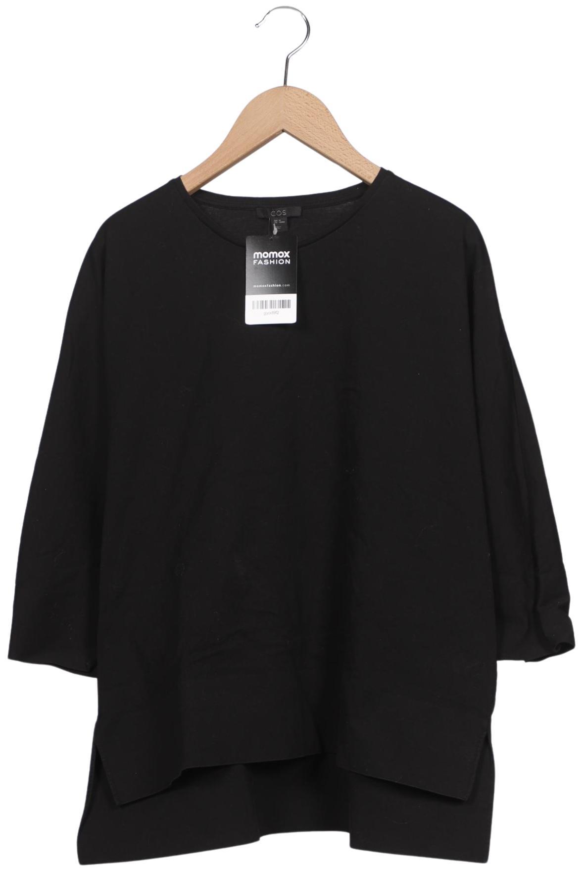 

COS Damen Langarmshirt, schwarz, Gr. 34