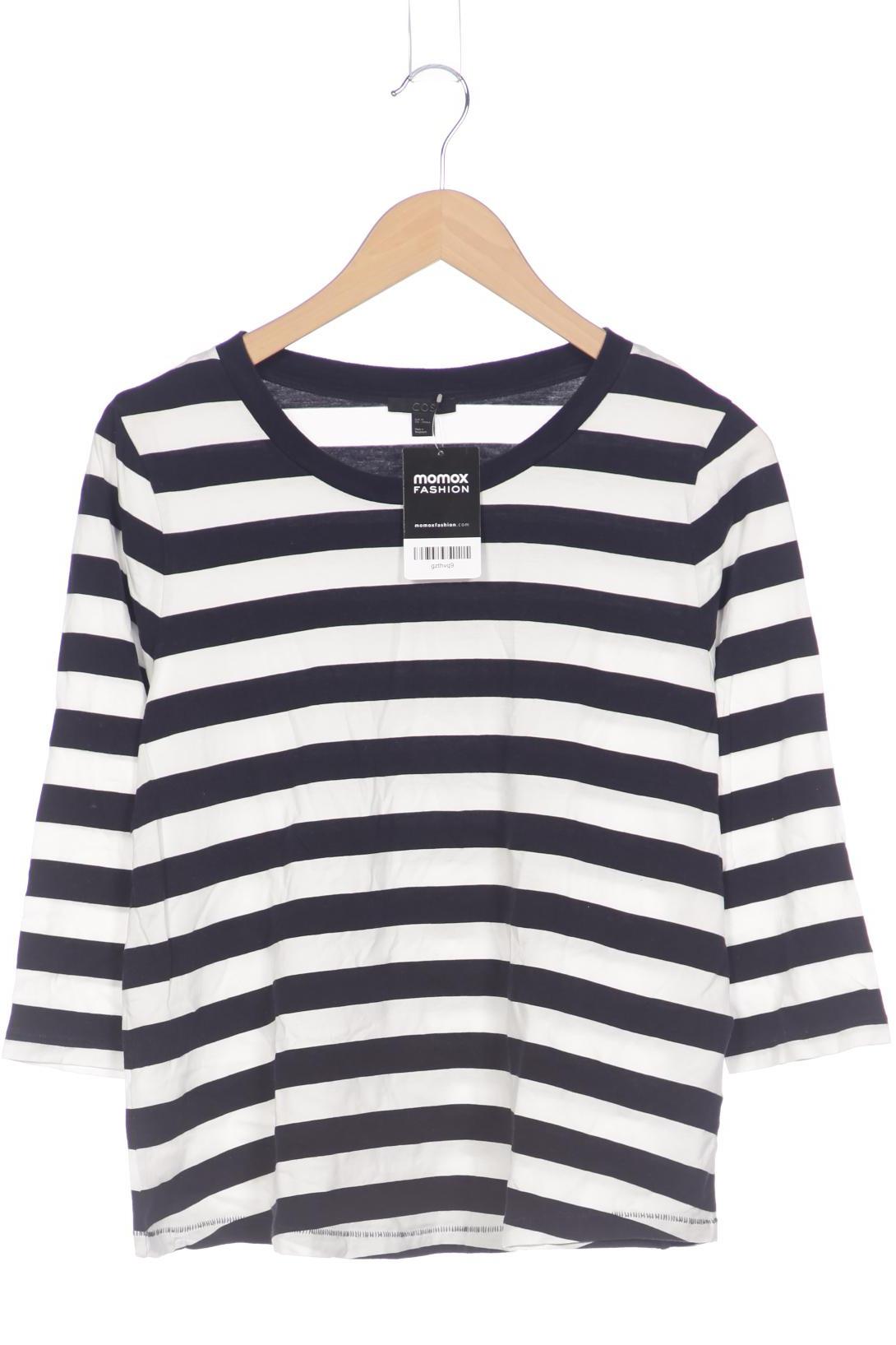 

COS Damen Langarmshirt, marineblau, Gr. 38