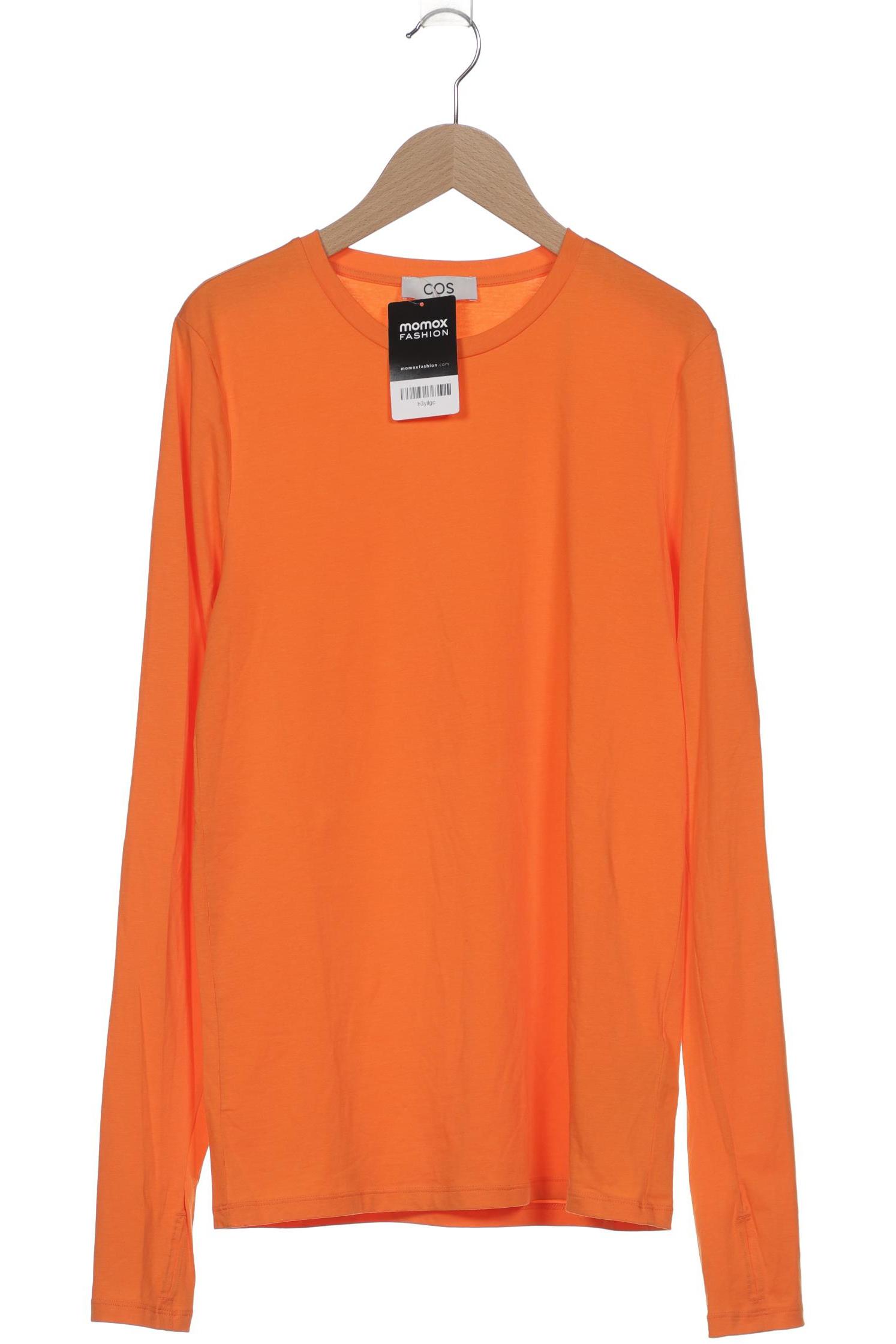 

COS Damen Langarmshirt, orange, Gr. 42