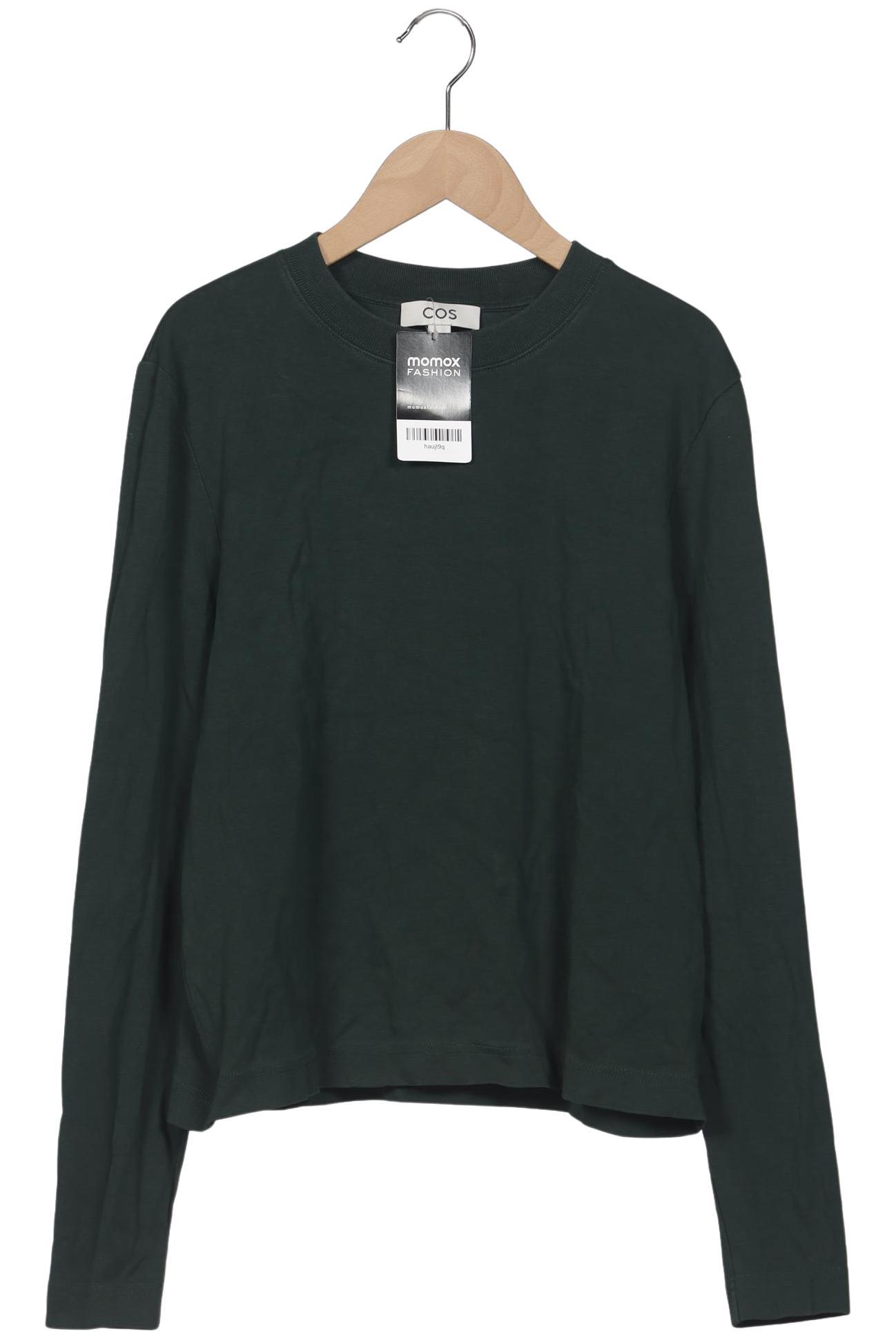 

COS Damen Langarmshirt, grün, Gr. 38