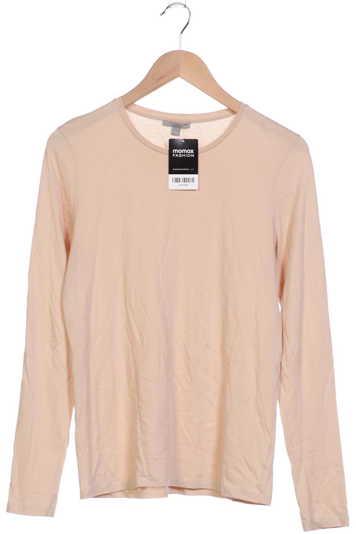 

COS Damen Langarmshirt, beige, Gr. 38