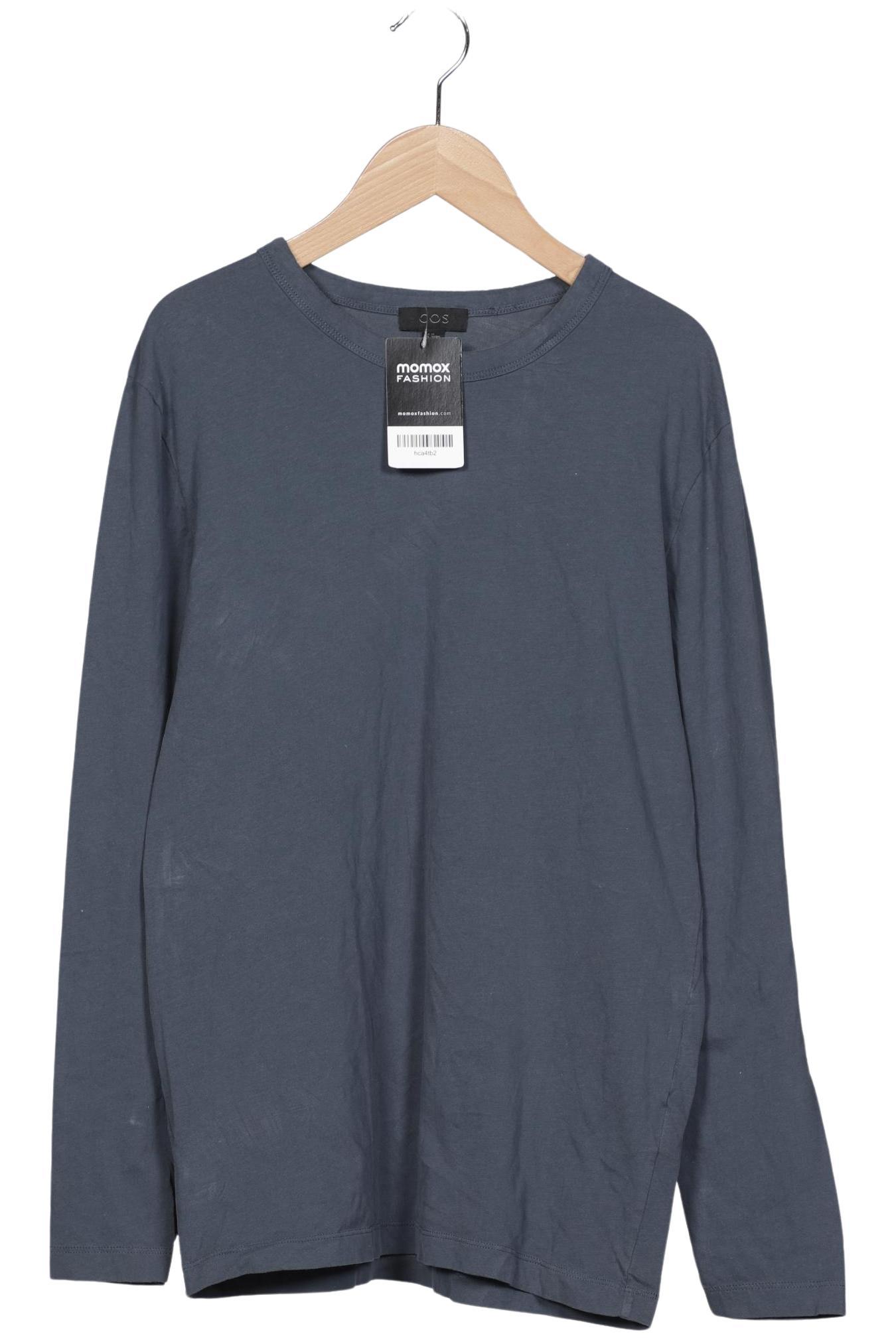 

COS Damen Langarmshirt, marineblau, Gr. 34
