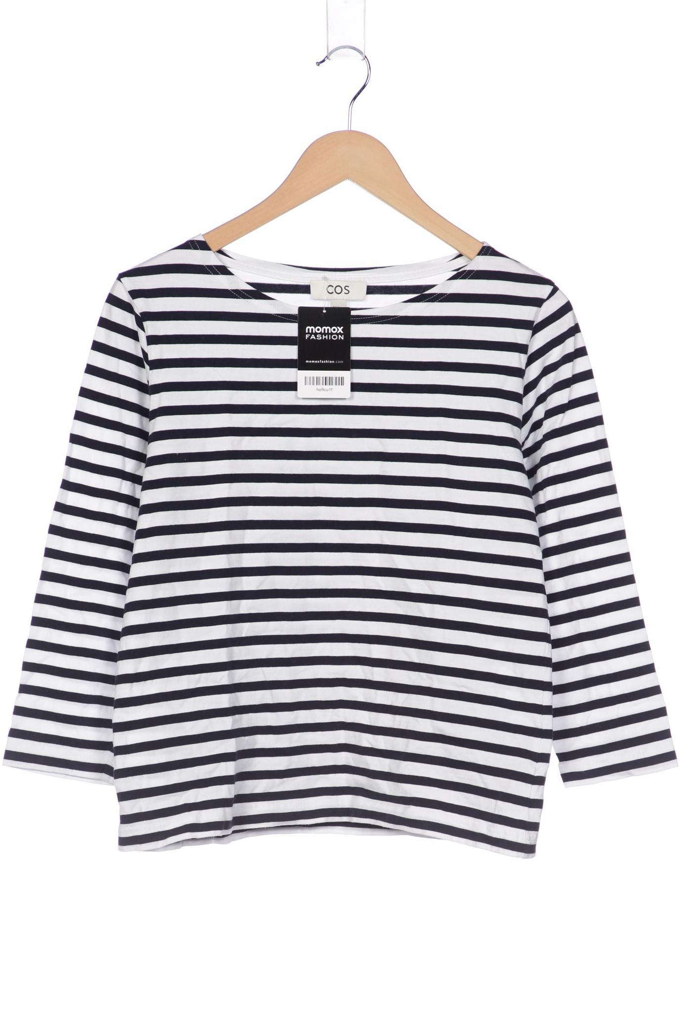 

COS Damen Langarmshirt, weiß