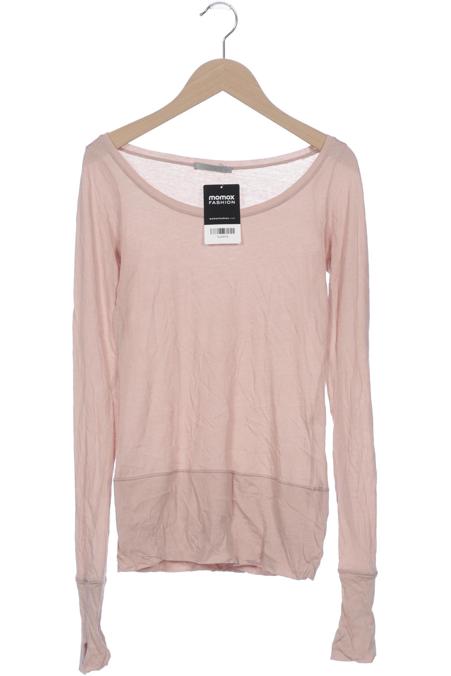

COS Damen Langarmshirt, pink, Gr. 34