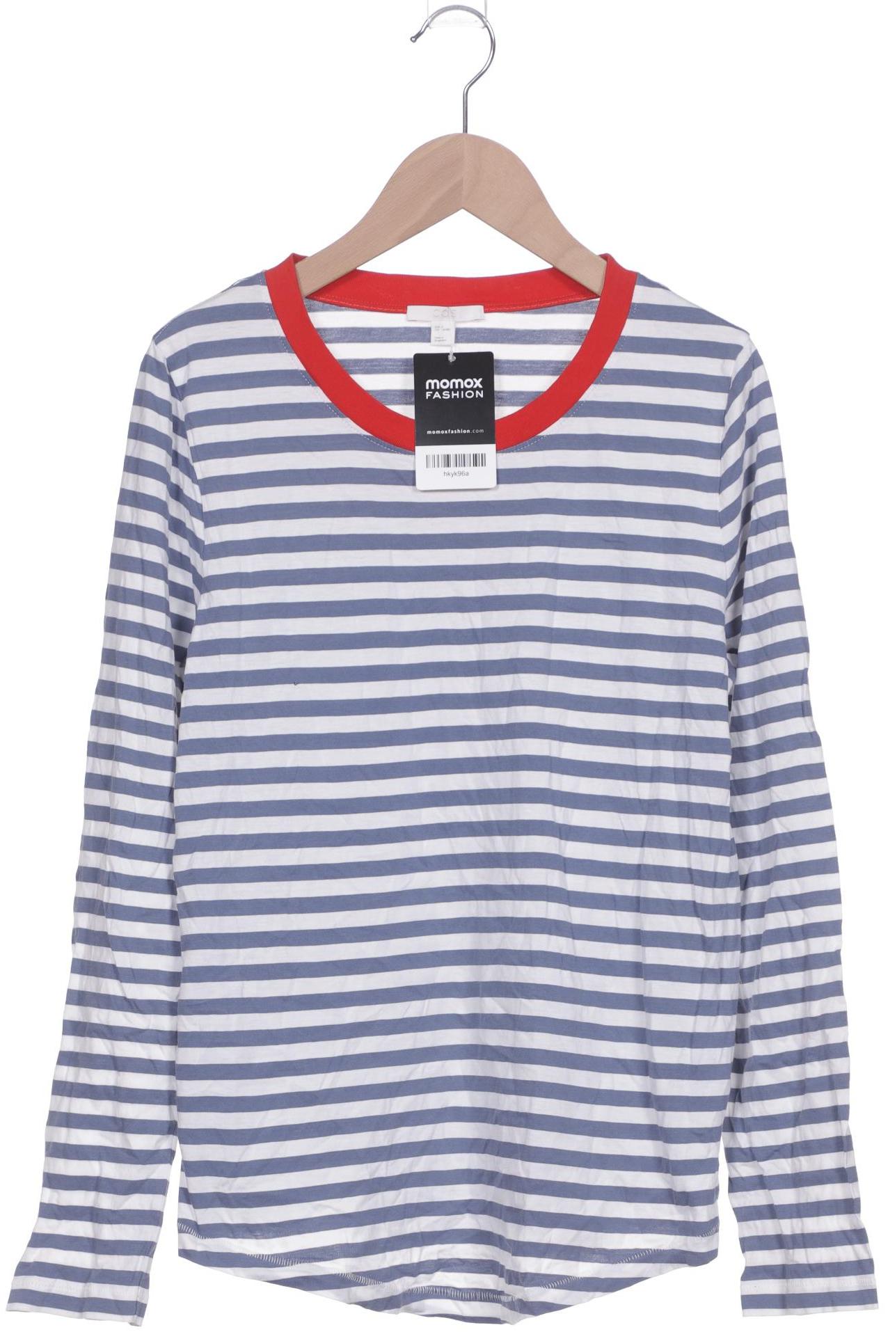 

COS Damen Langarmshirt, blau, Gr. 36