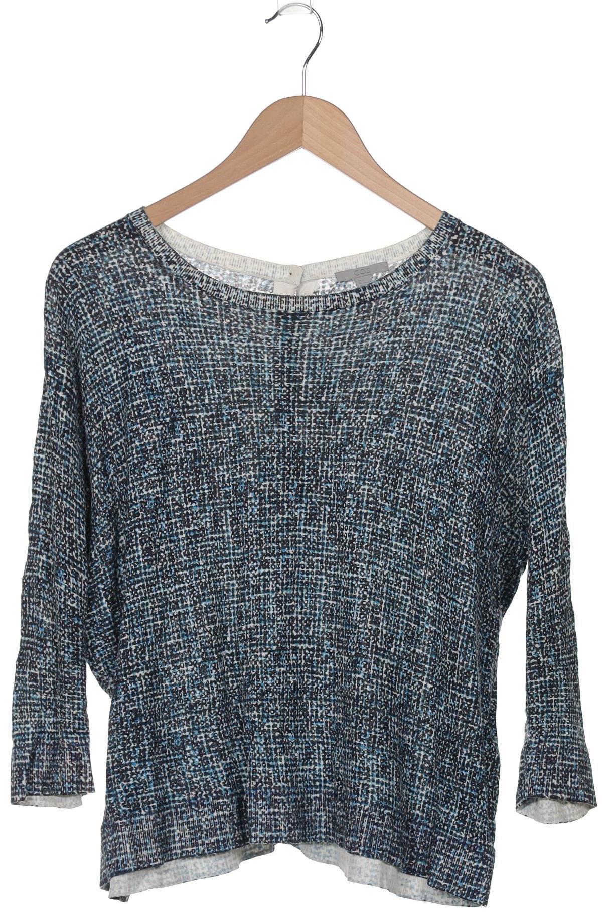 

COS Damen Langarmshirt, blau, Gr. 42