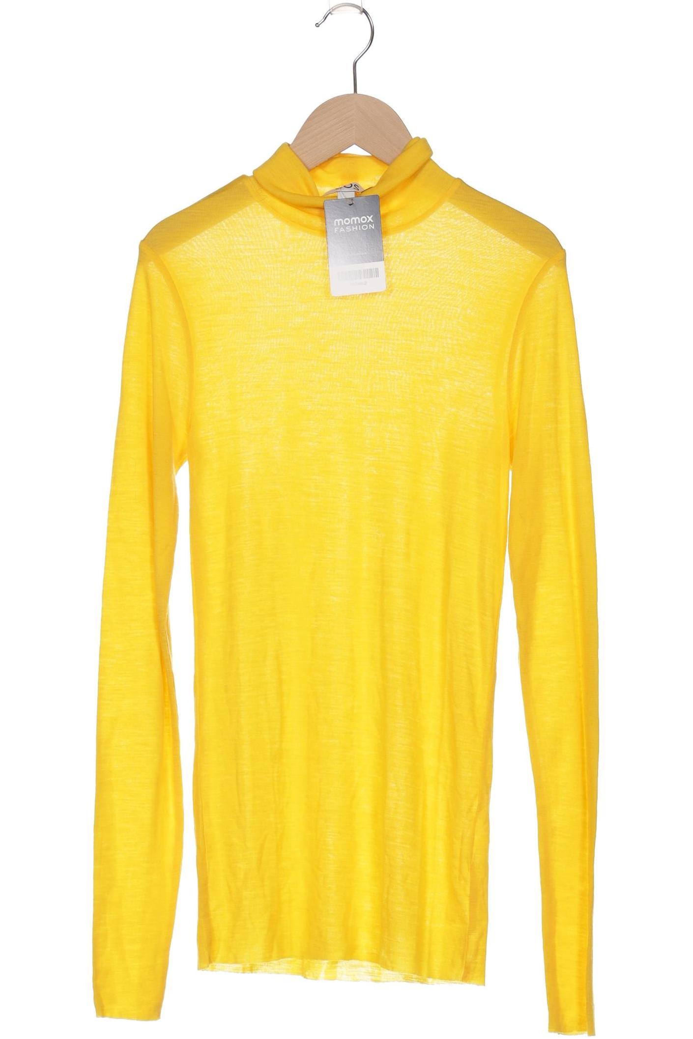 

COS Damen Langarmshirt, gelb, Gr. 38