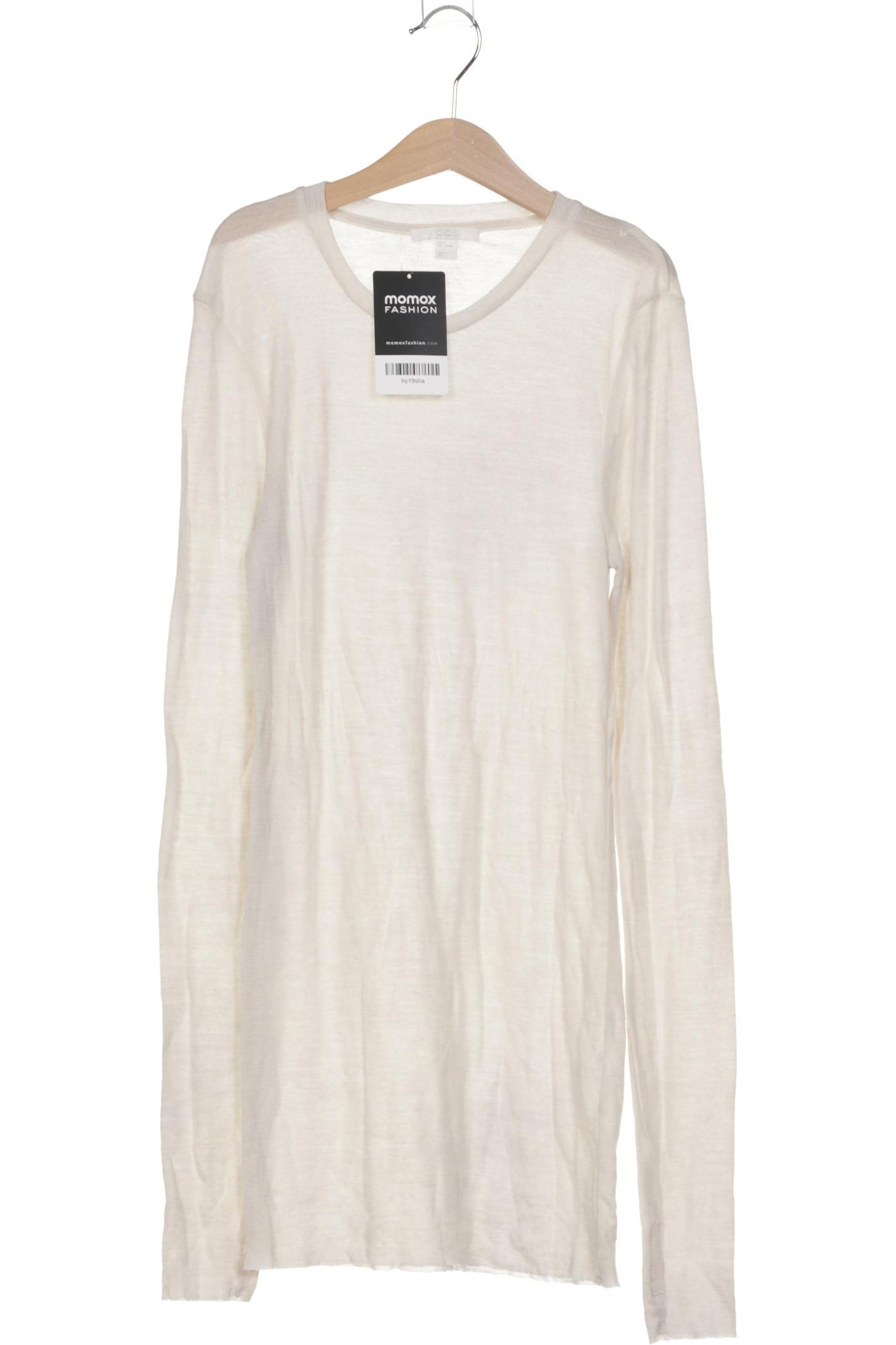 

COS Damen Langarmshirt, cremeweiß, Gr. 36