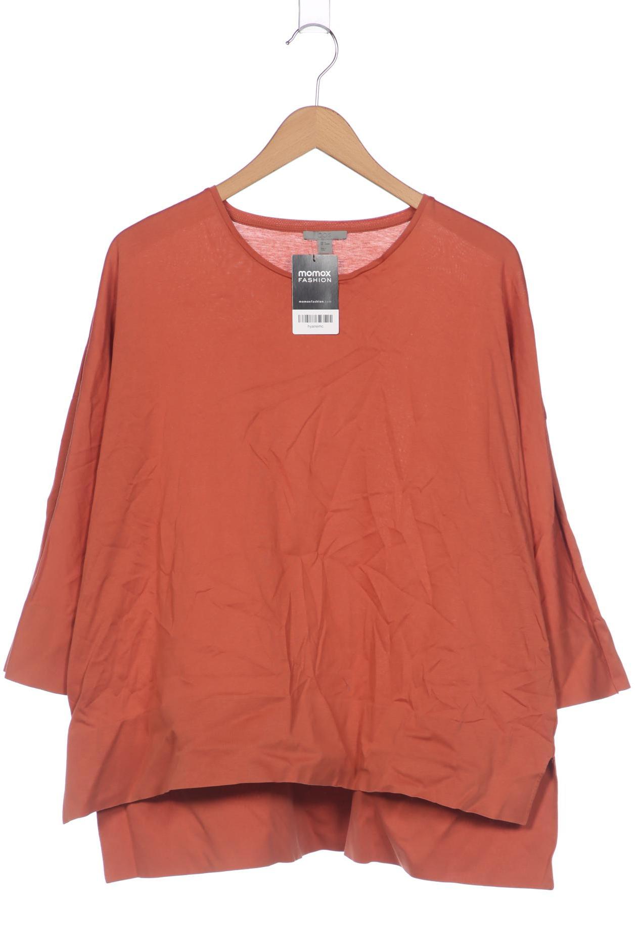 

COS Damen Langarmshirt, orange, Gr. 38