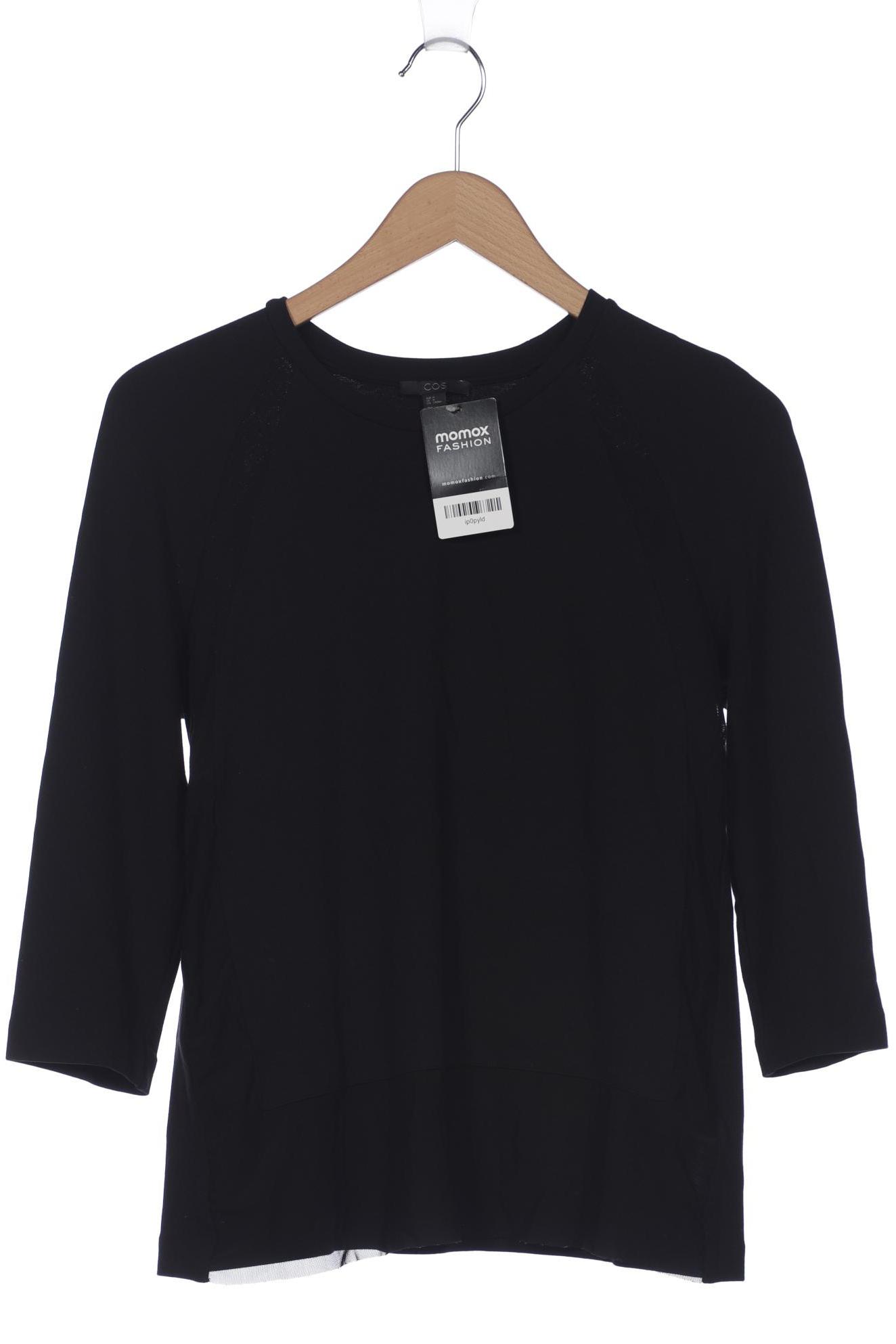 

COS Damen Langarmshirt, schwarz, Gr. 38