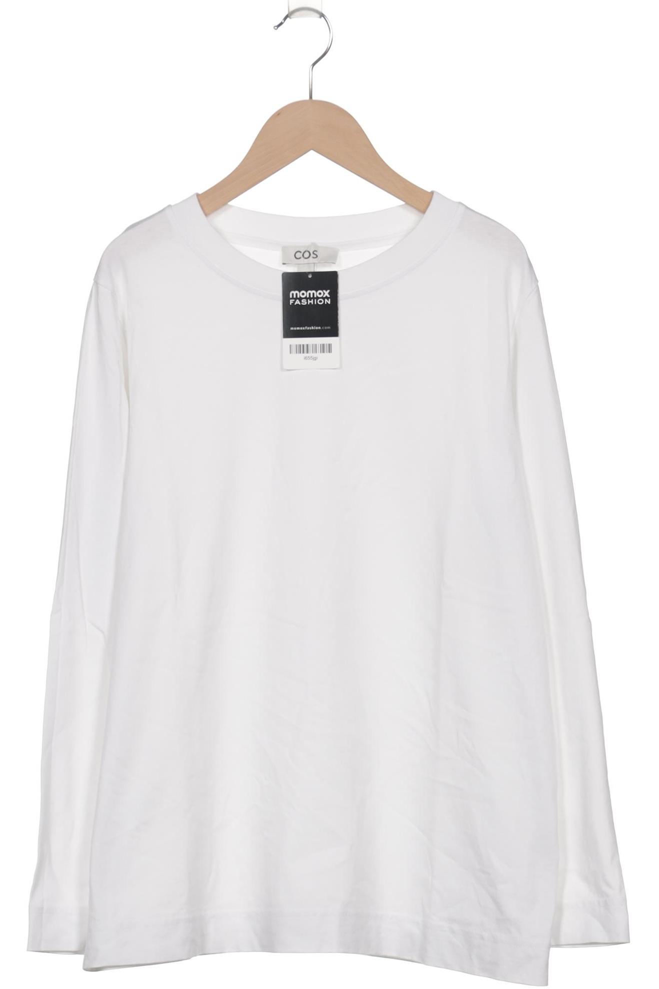

COS Damen Langarmshirt, weiß, Gr. 38
