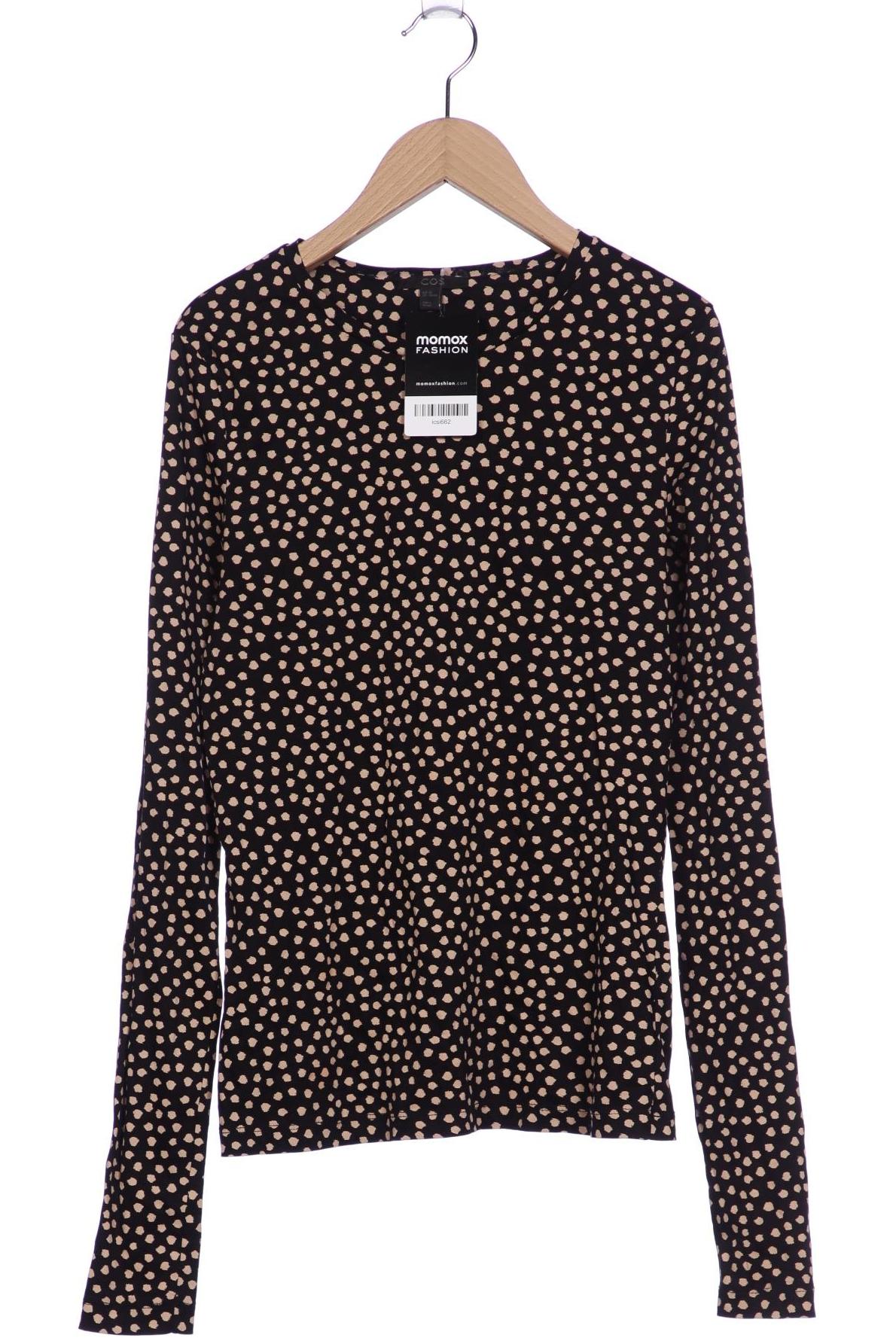

COS Damen Langarmshirt, schwarz, Gr. 34