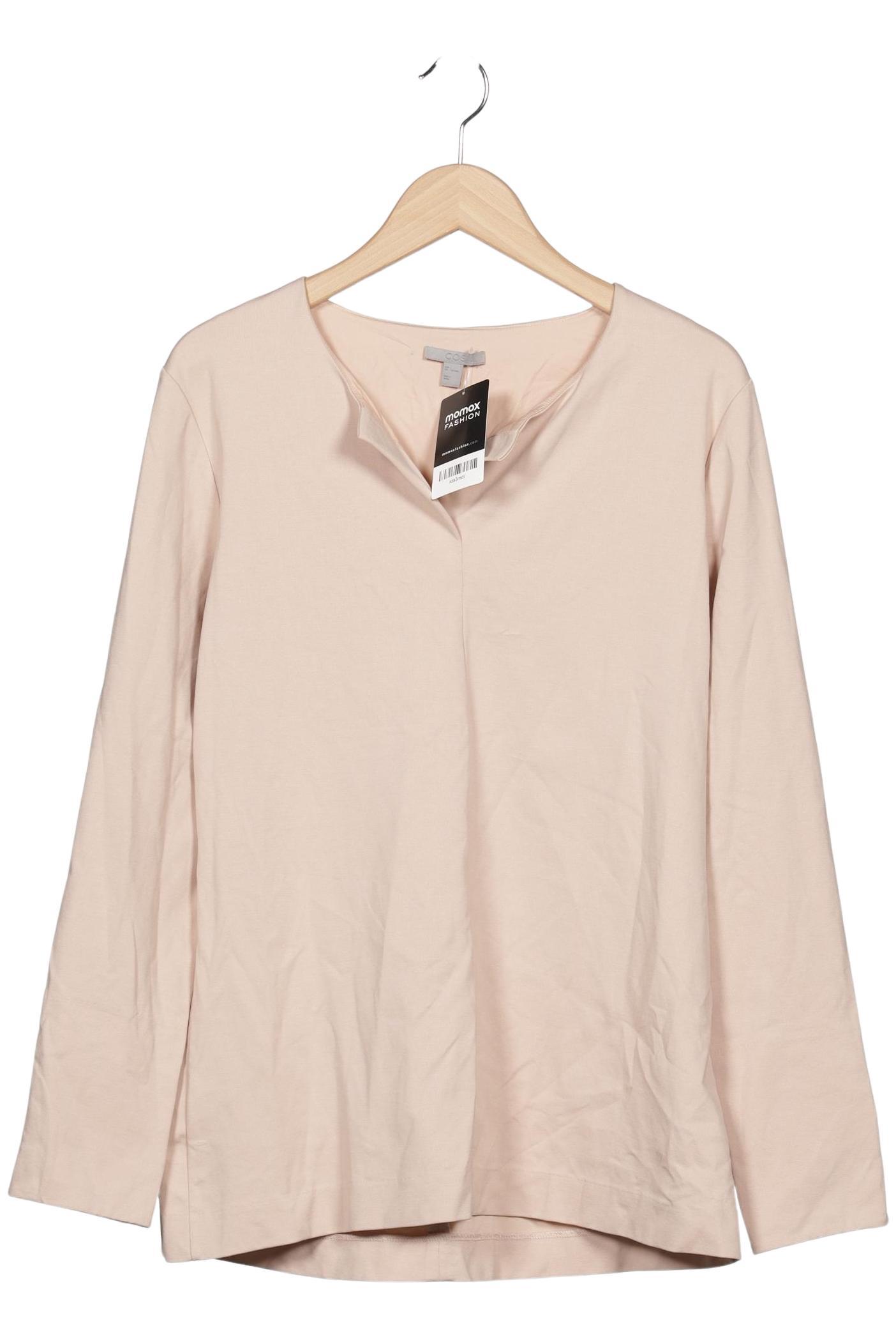 

COS Damen Langarmshirt, beige, Gr. 42