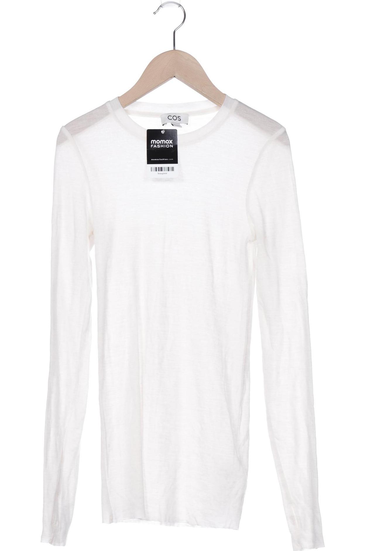 

COS Damen Langarmshirt, cremeweiß, Gr. 36