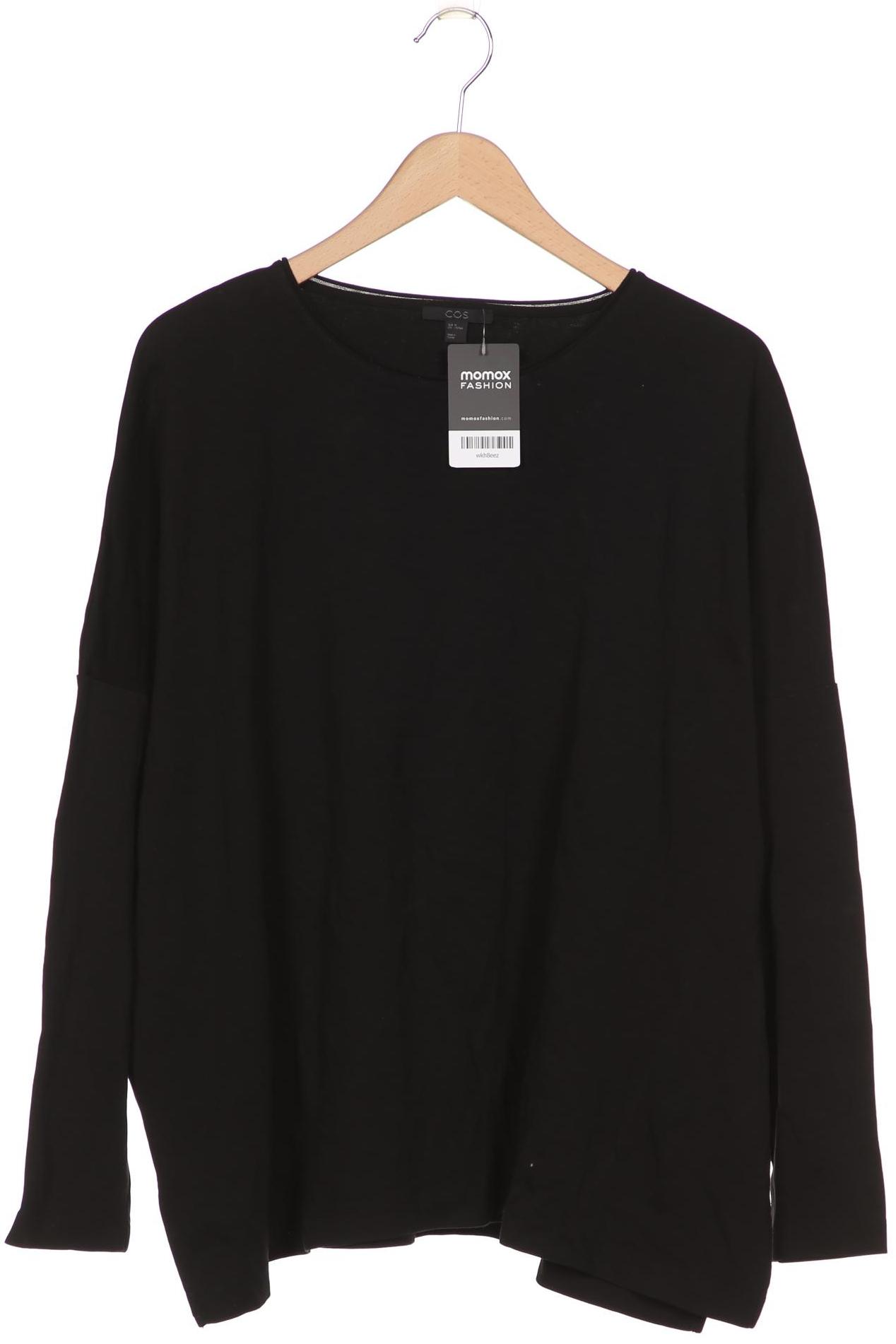 

COS Damen Langarmshirt, schwarz, Gr. 38