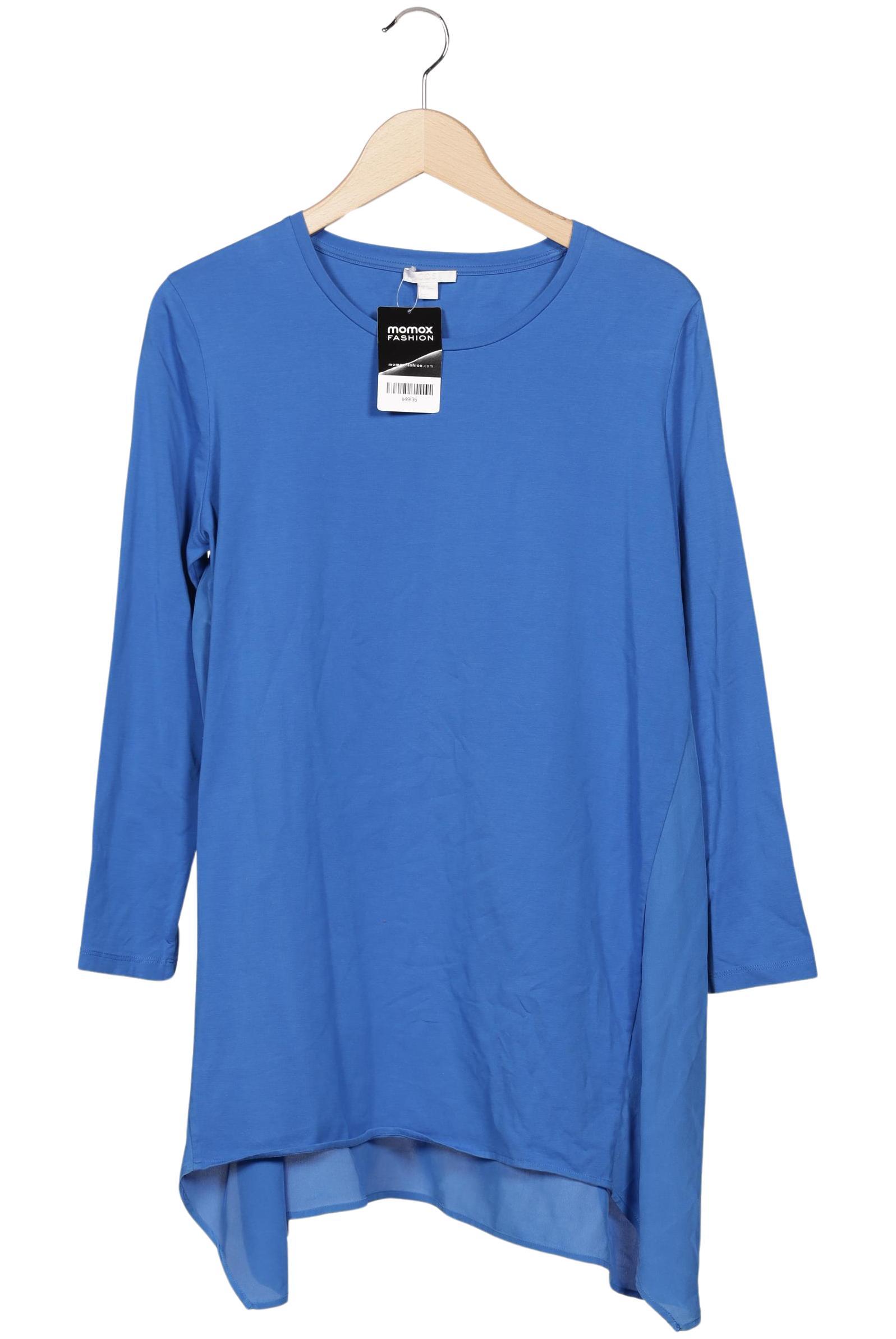 

COS Damen Langarmshirt, blau, Gr. 38