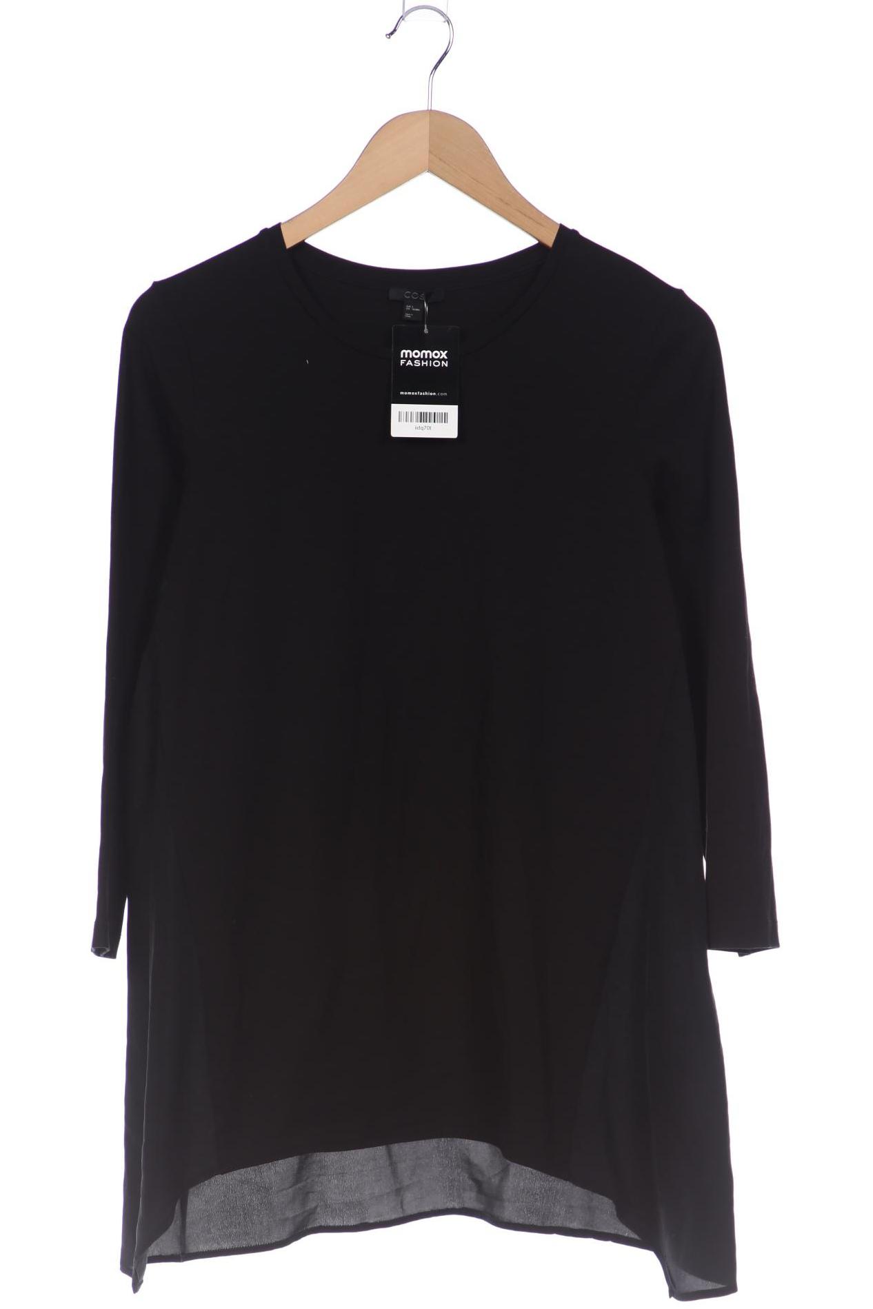 

COS Damen Langarmshirt, schwarz, Gr. 36