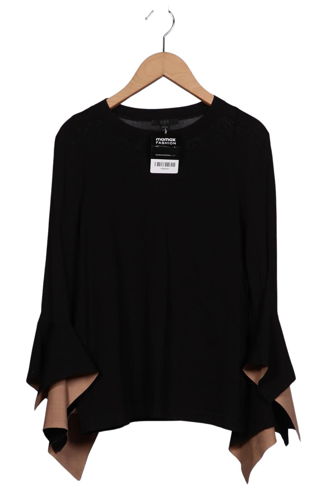 

COS Damen Langarmshirt, schwarz, Gr. 36