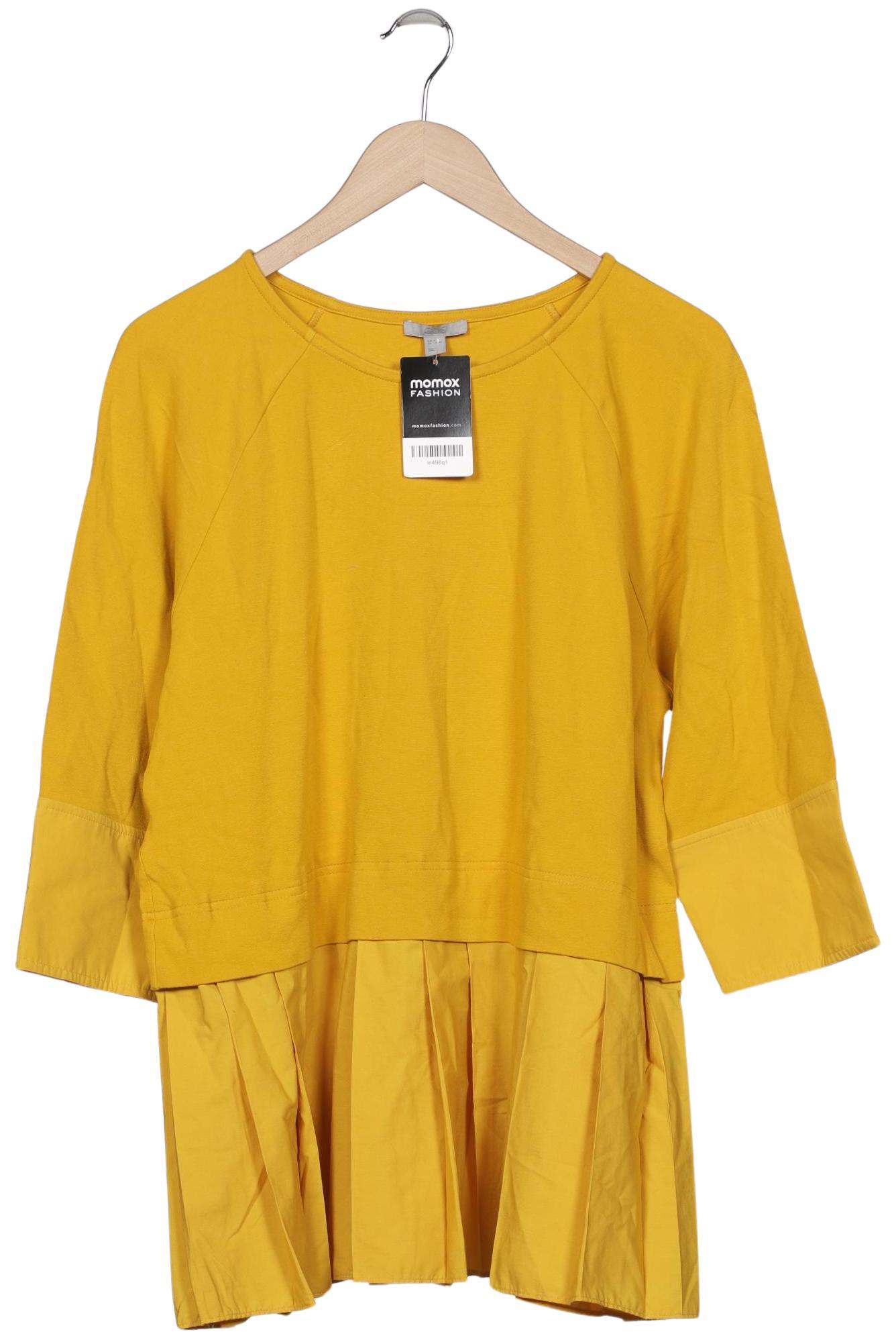 

COS Damen Langarmshirt, gelb, Gr. 38