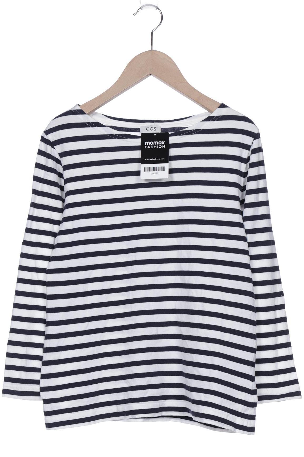 

COS Damen Langarmshirt, weiß, Gr. 36