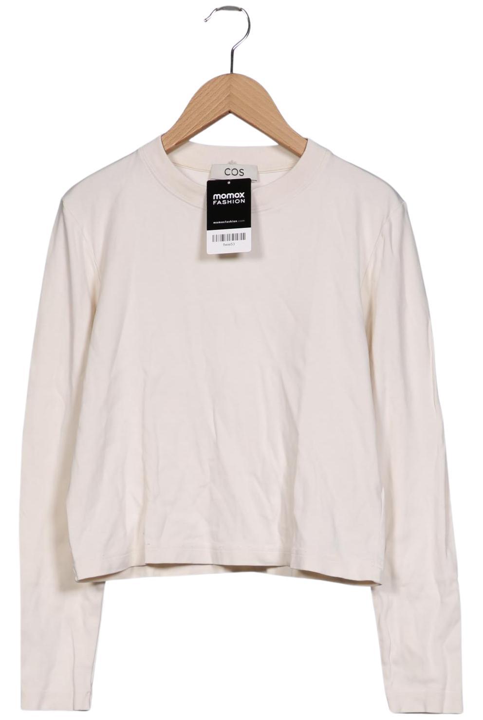 

COS Damen Langarmshirt, cremeweiß, Gr. 34