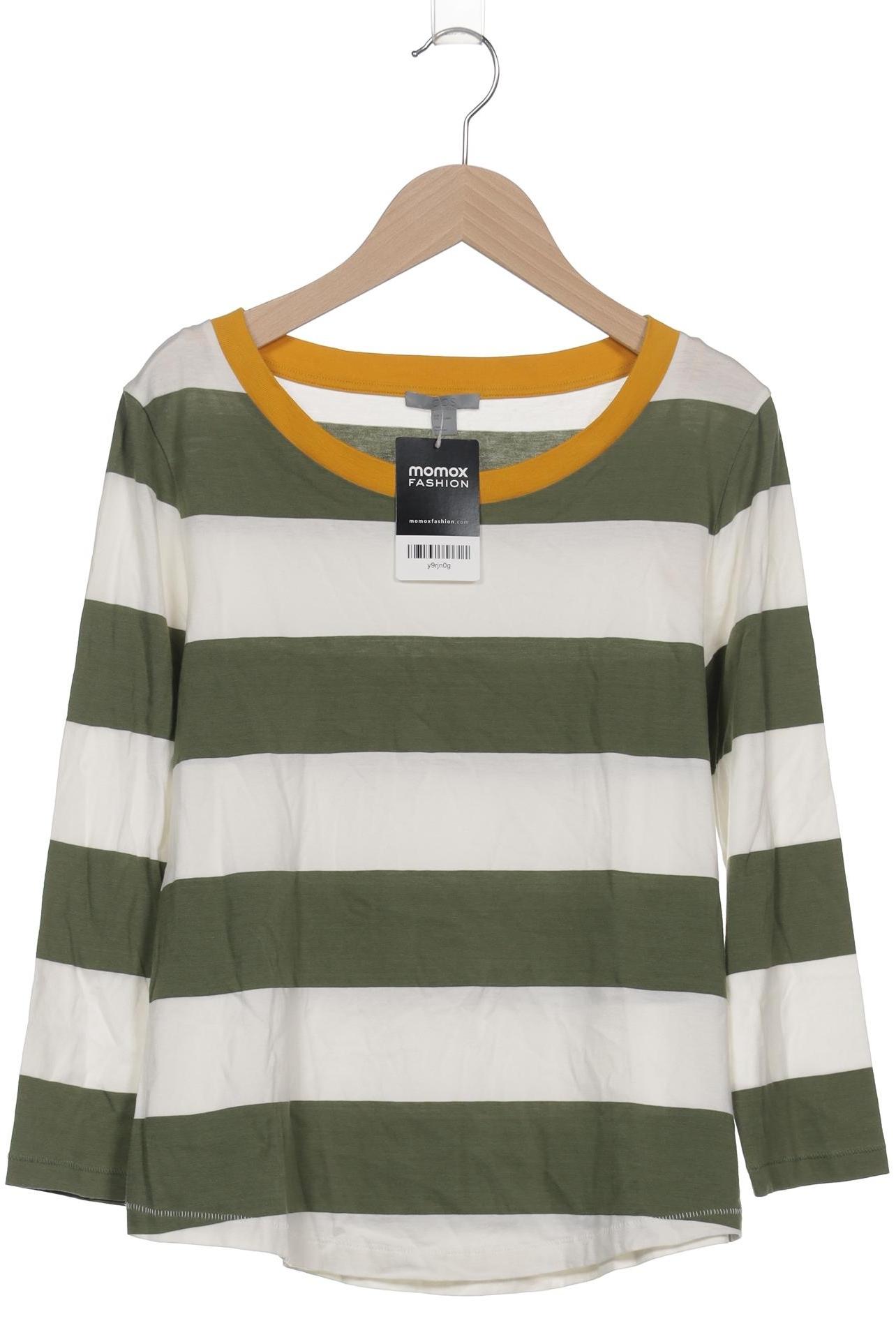 

COS Damen Langarmshirt, grün, Gr. 36