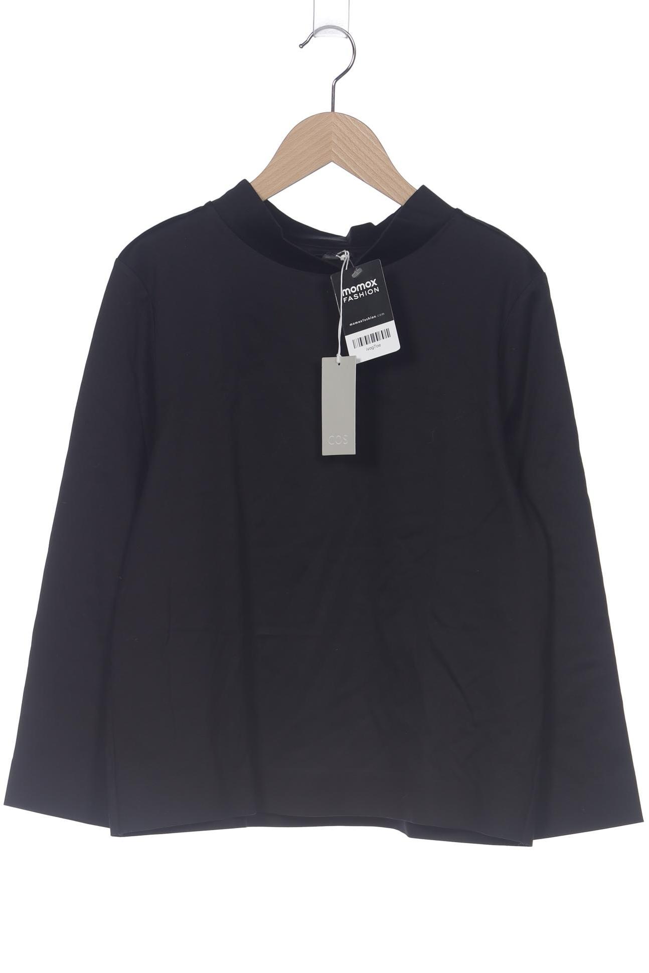 

COS Damen Langarmshirt, schwarz, Gr. 36