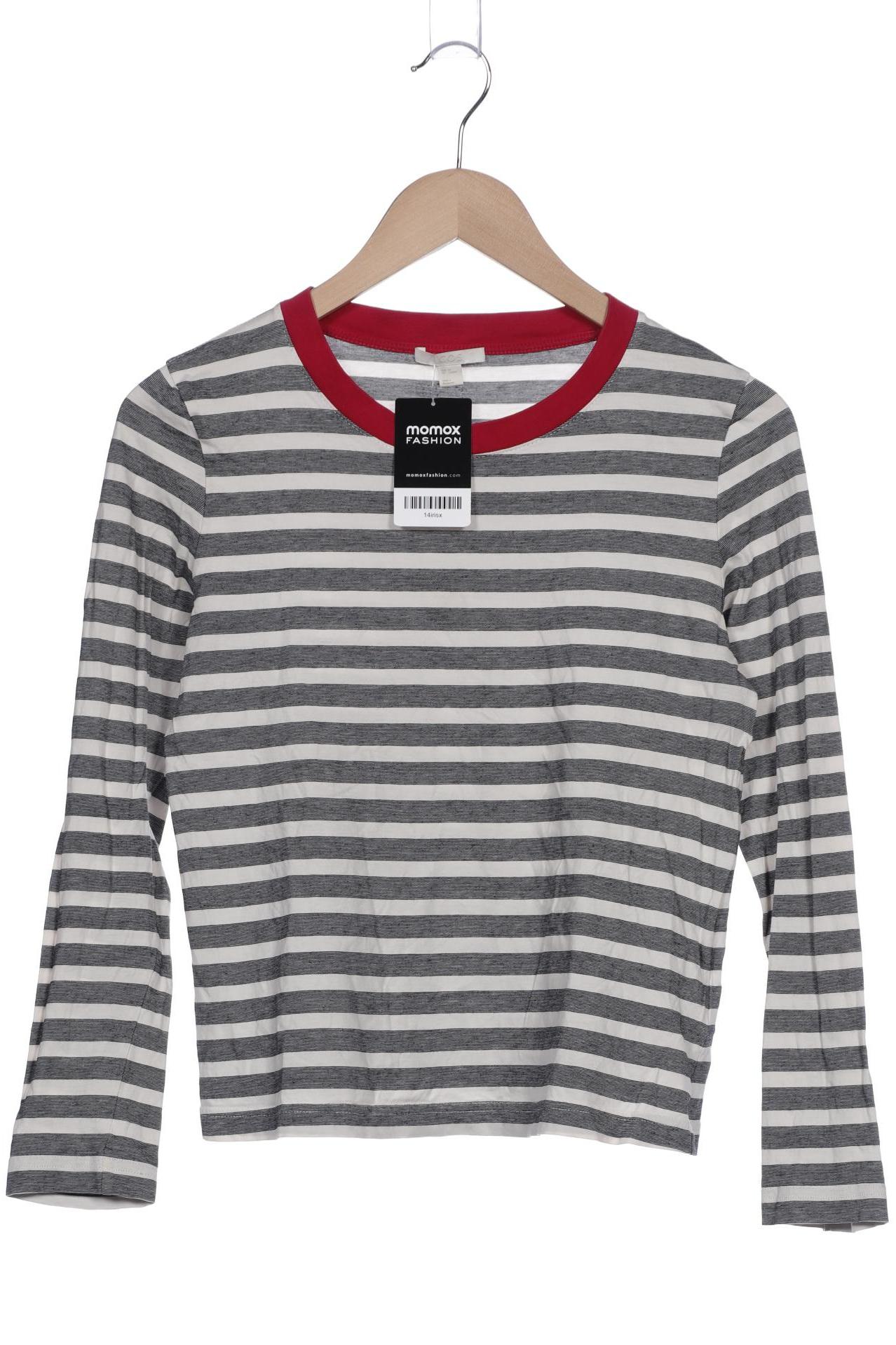 

COS Damen Langarmshirt, grau, Gr. 34