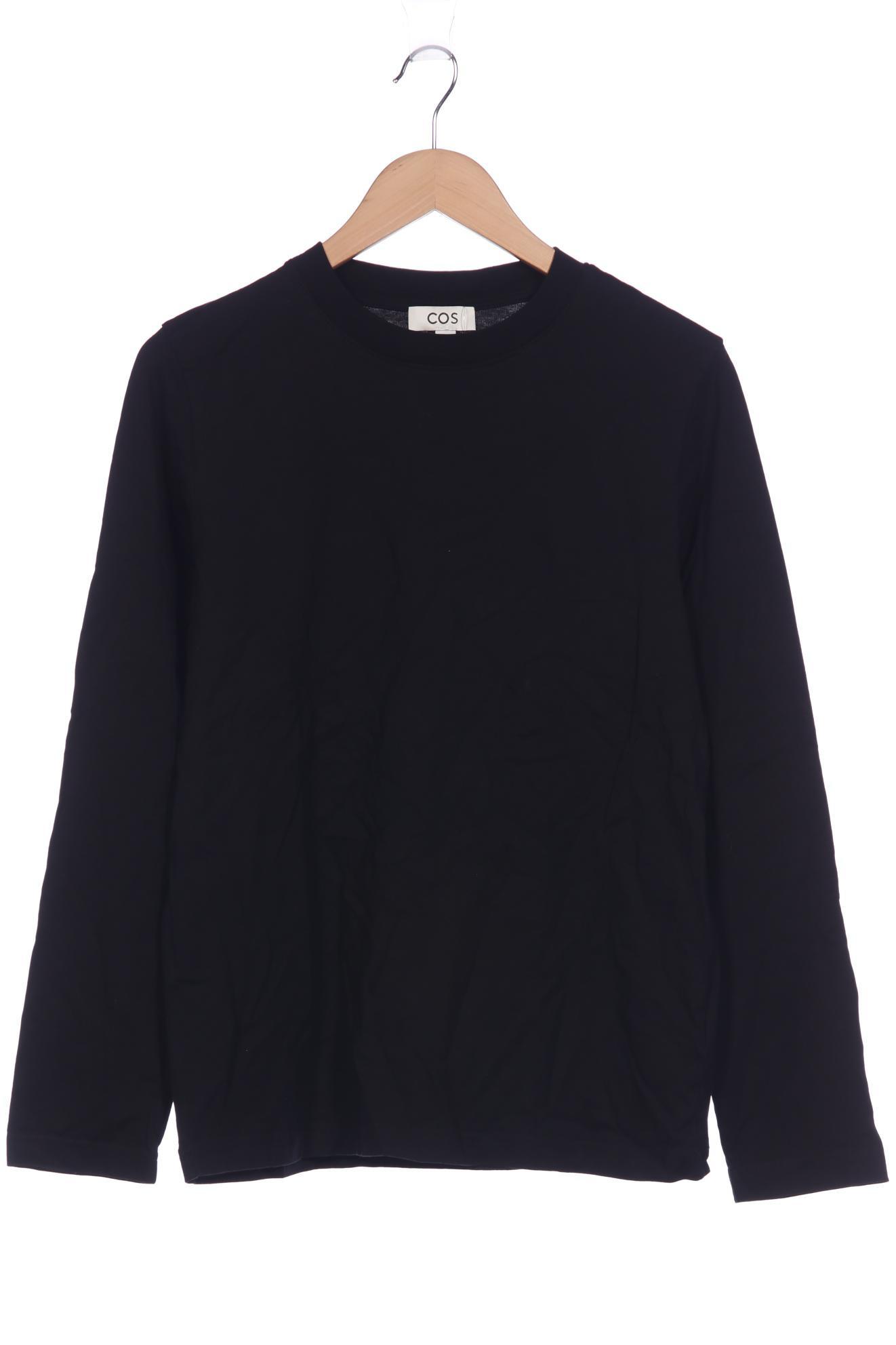 

COS Damen Langarmshirt, schwarz, Gr. 38