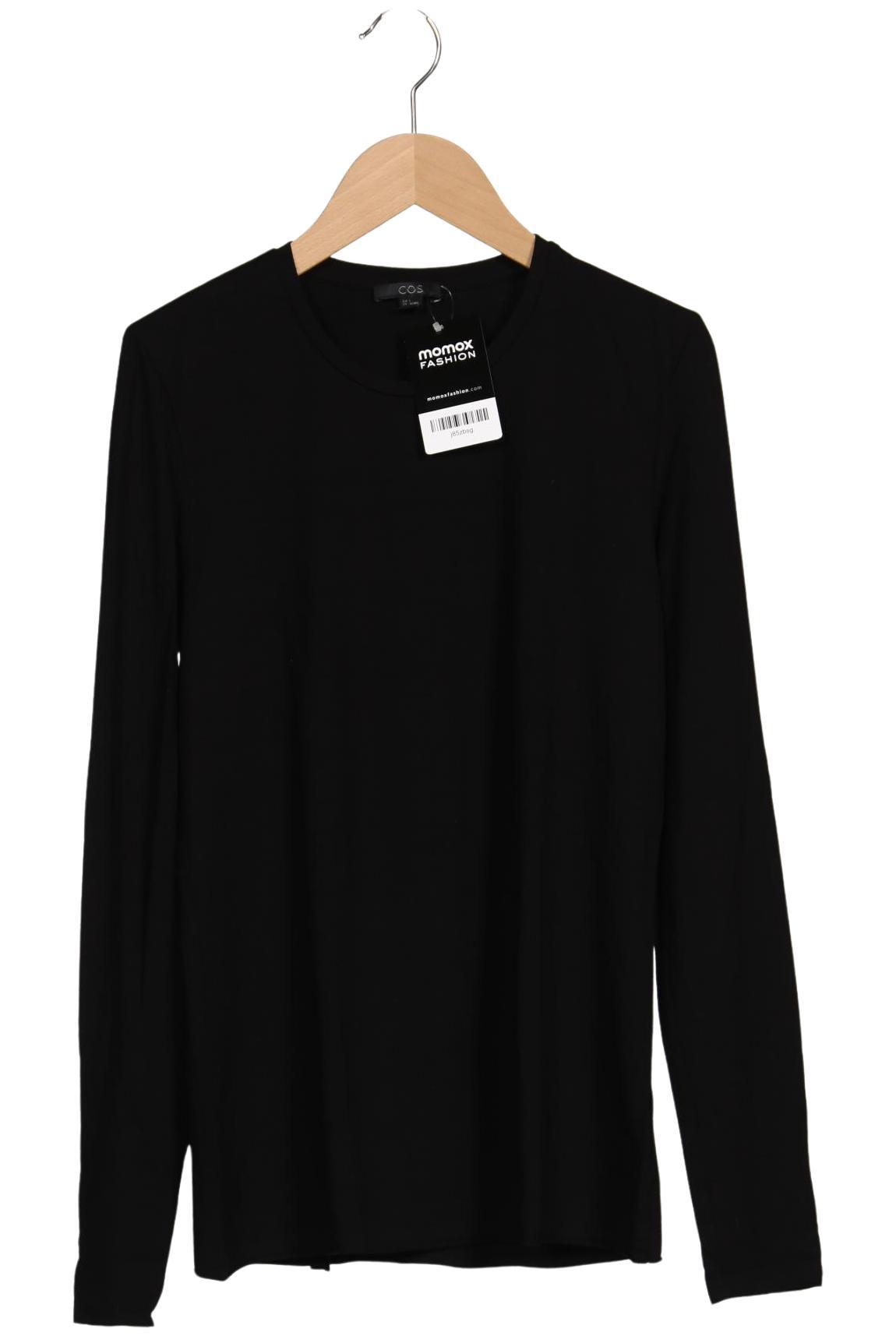 

COS Damen Langarmshirt, schwarz, Gr. 36