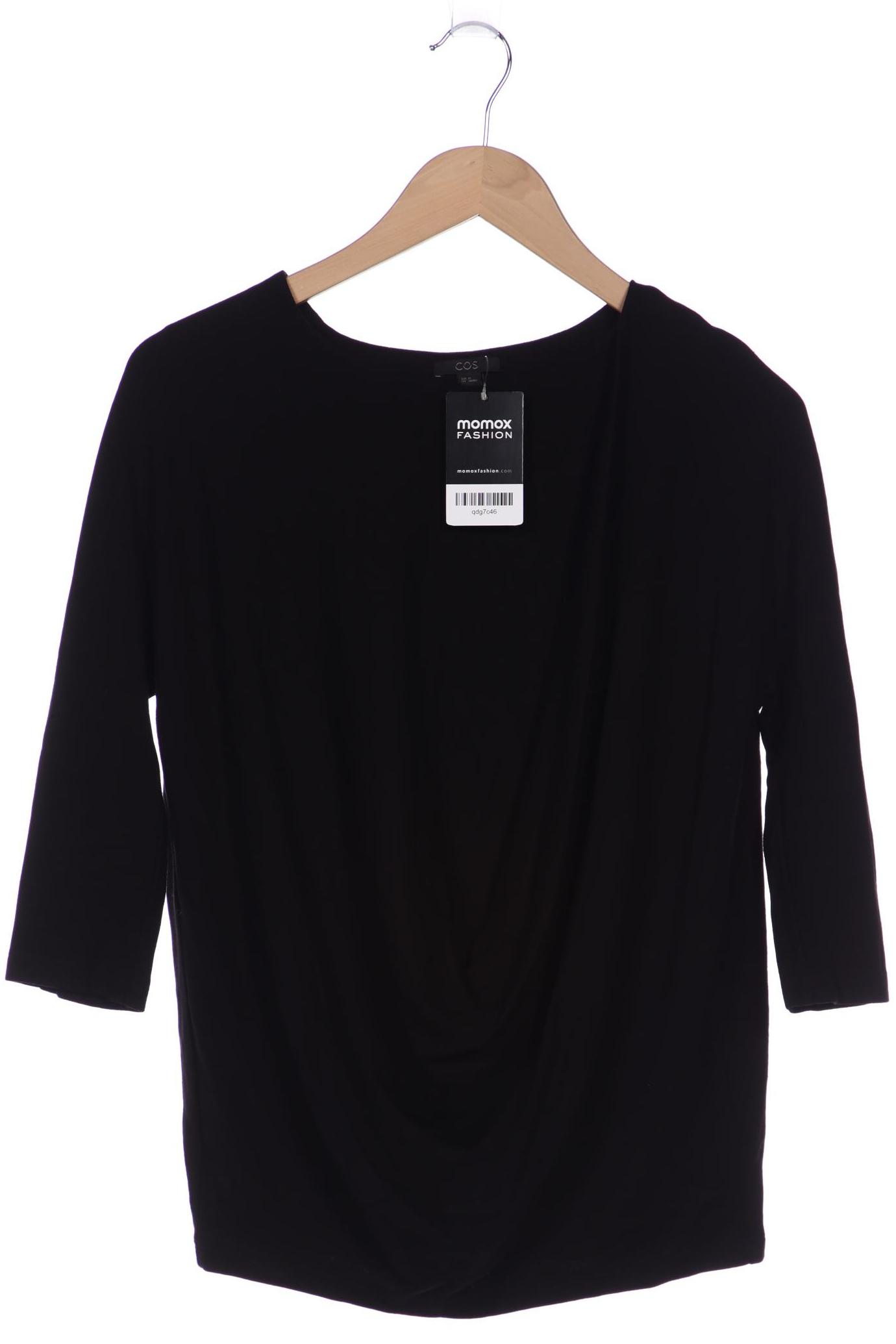 

COS Damen Langarmshirt, schwarz, Gr. 34