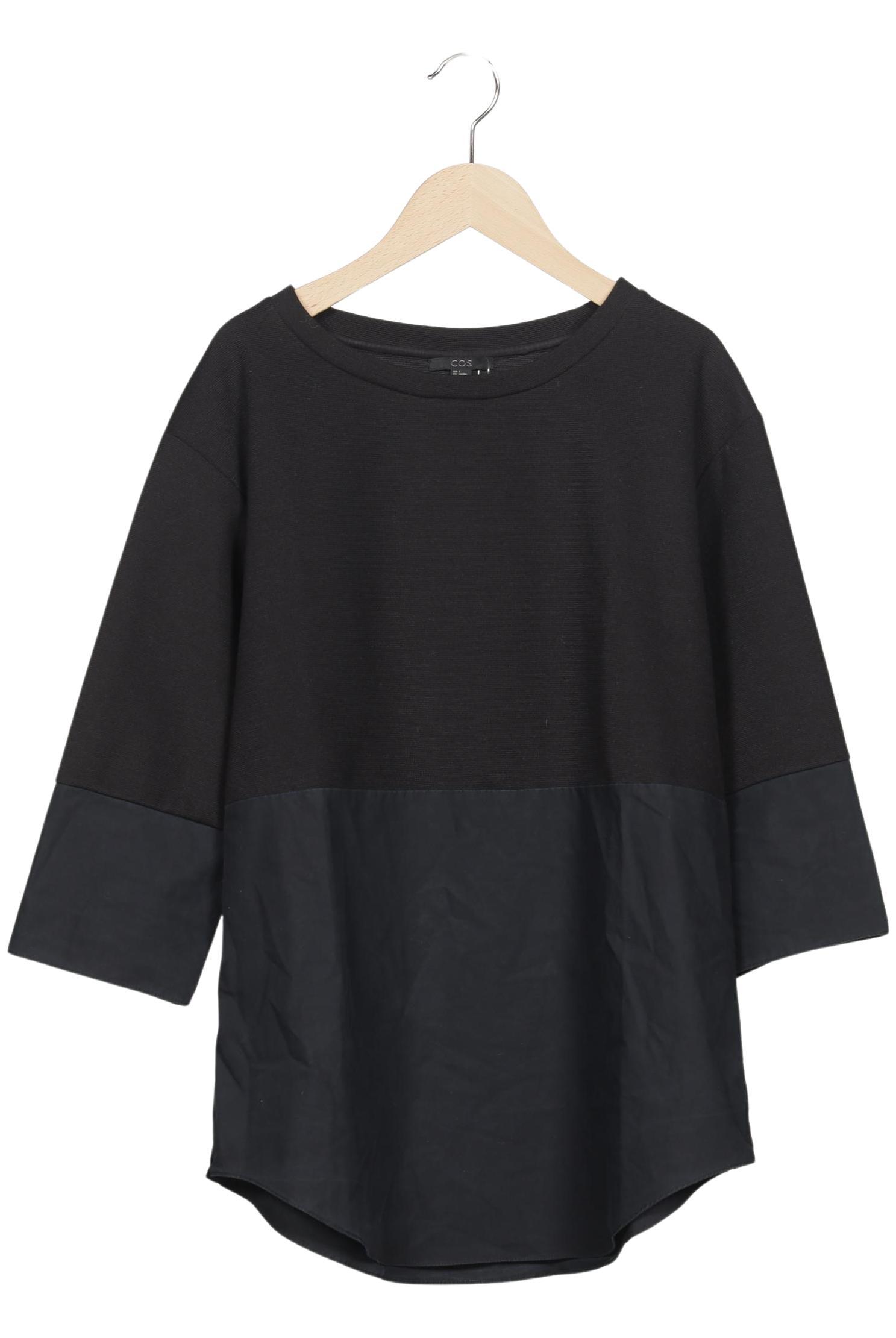 

COS Damen Langarmshirt, schwarz, Gr. 36