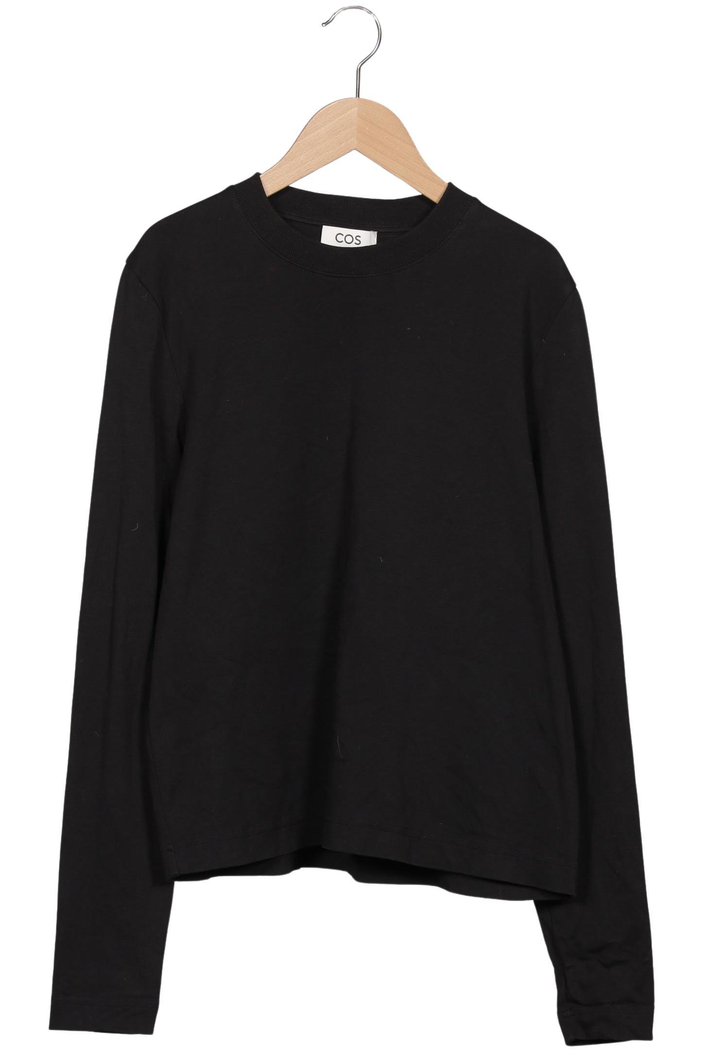 

COS Damen Langarmshirt, schwarz, Gr. 42
