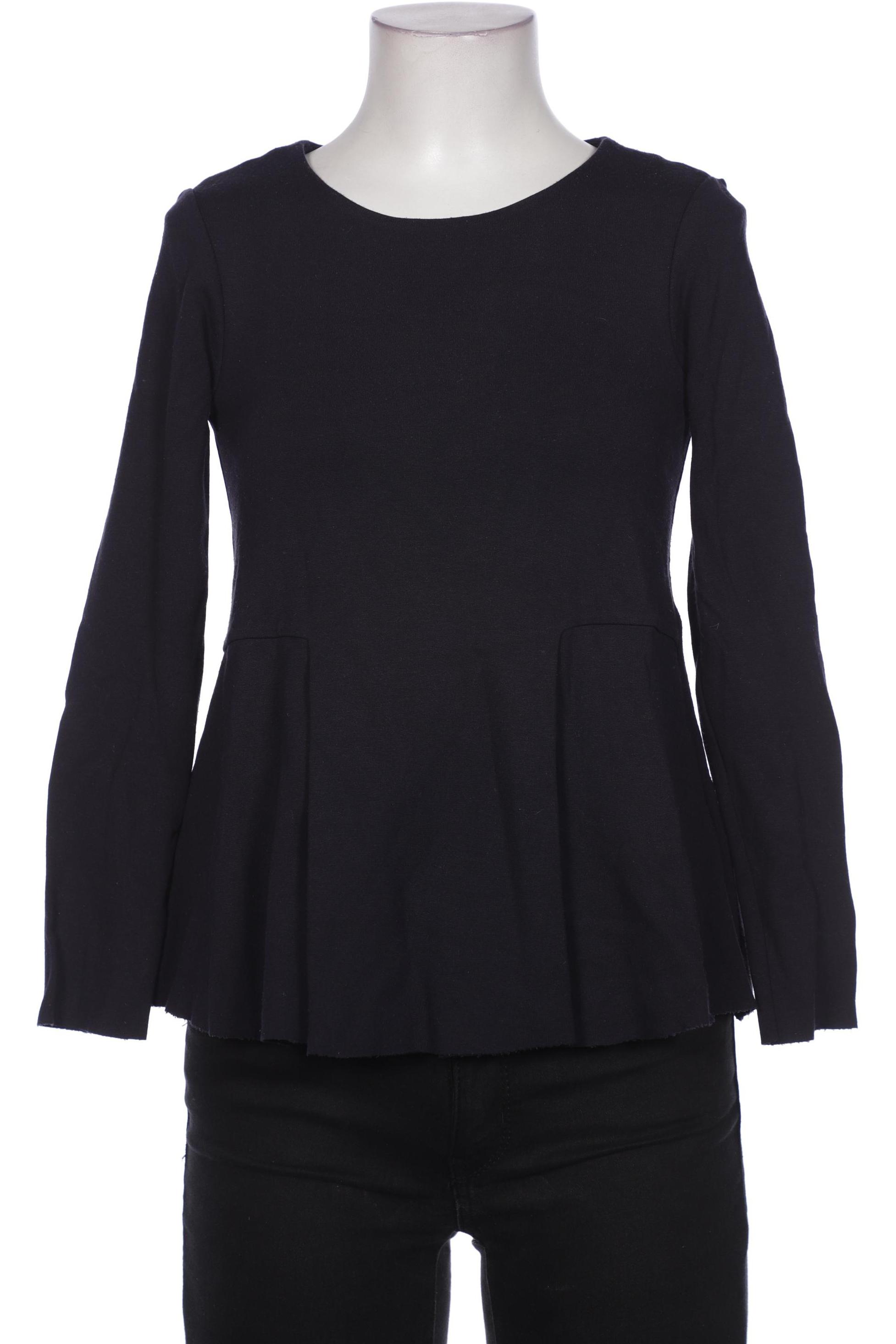 

COS Damen Langarmshirt, marineblau, Gr. 34