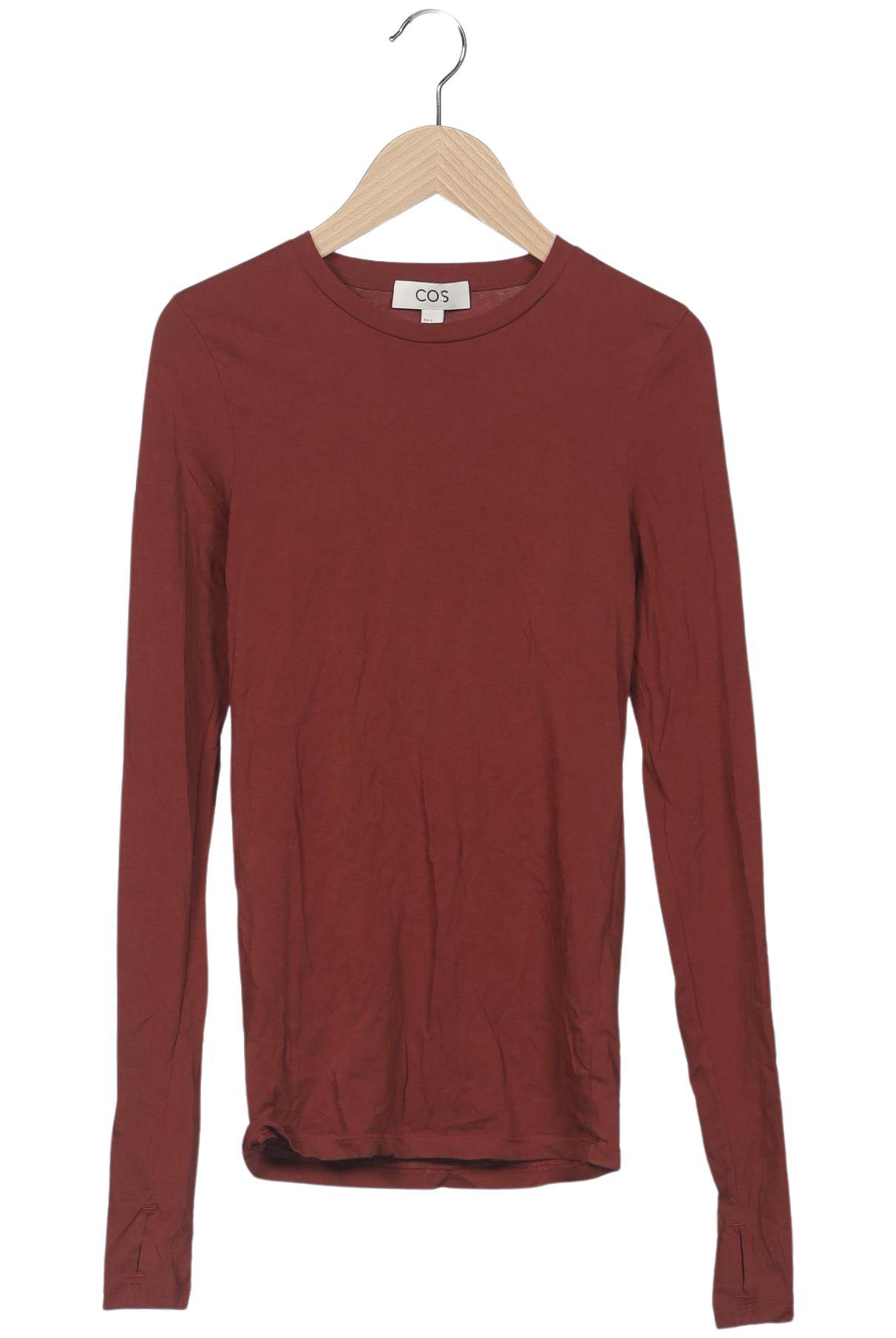 

COS Damen Langarmshirt, rot, Gr. 36
